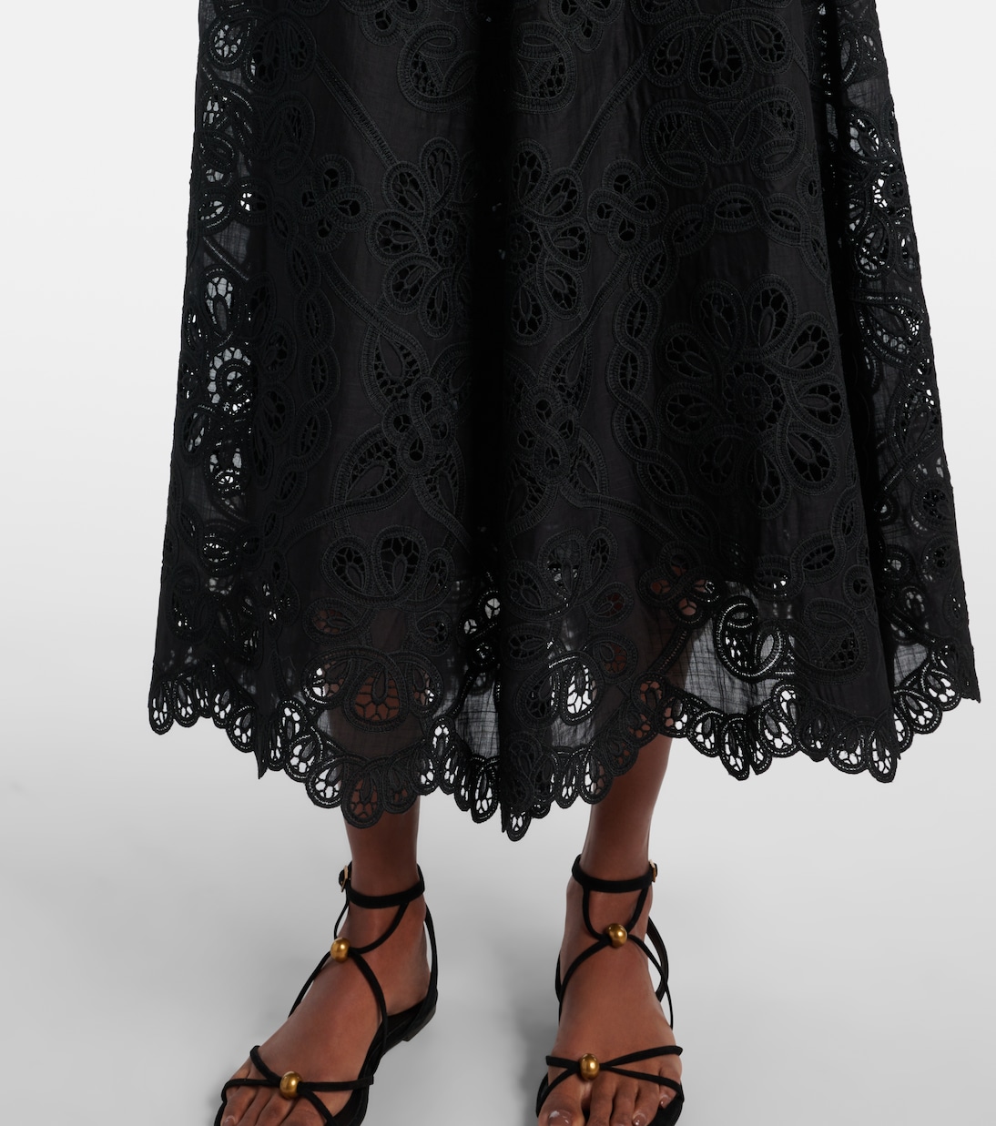 Midirock Rhiannon aus Baumwolle | Zimmermann