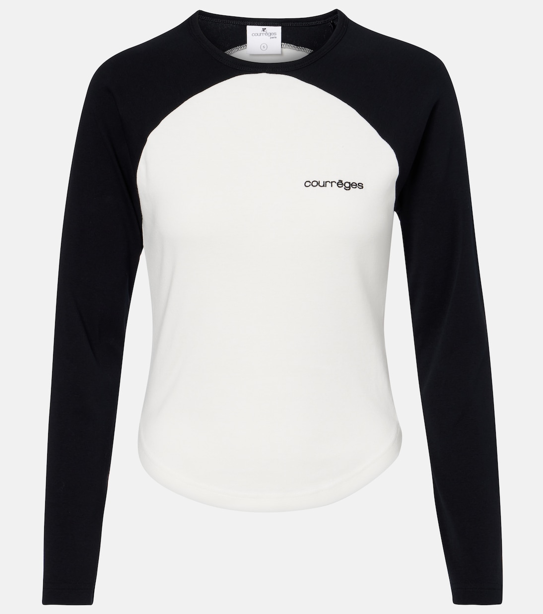 Camiseta Circle de jersey de algodón | Courrèges