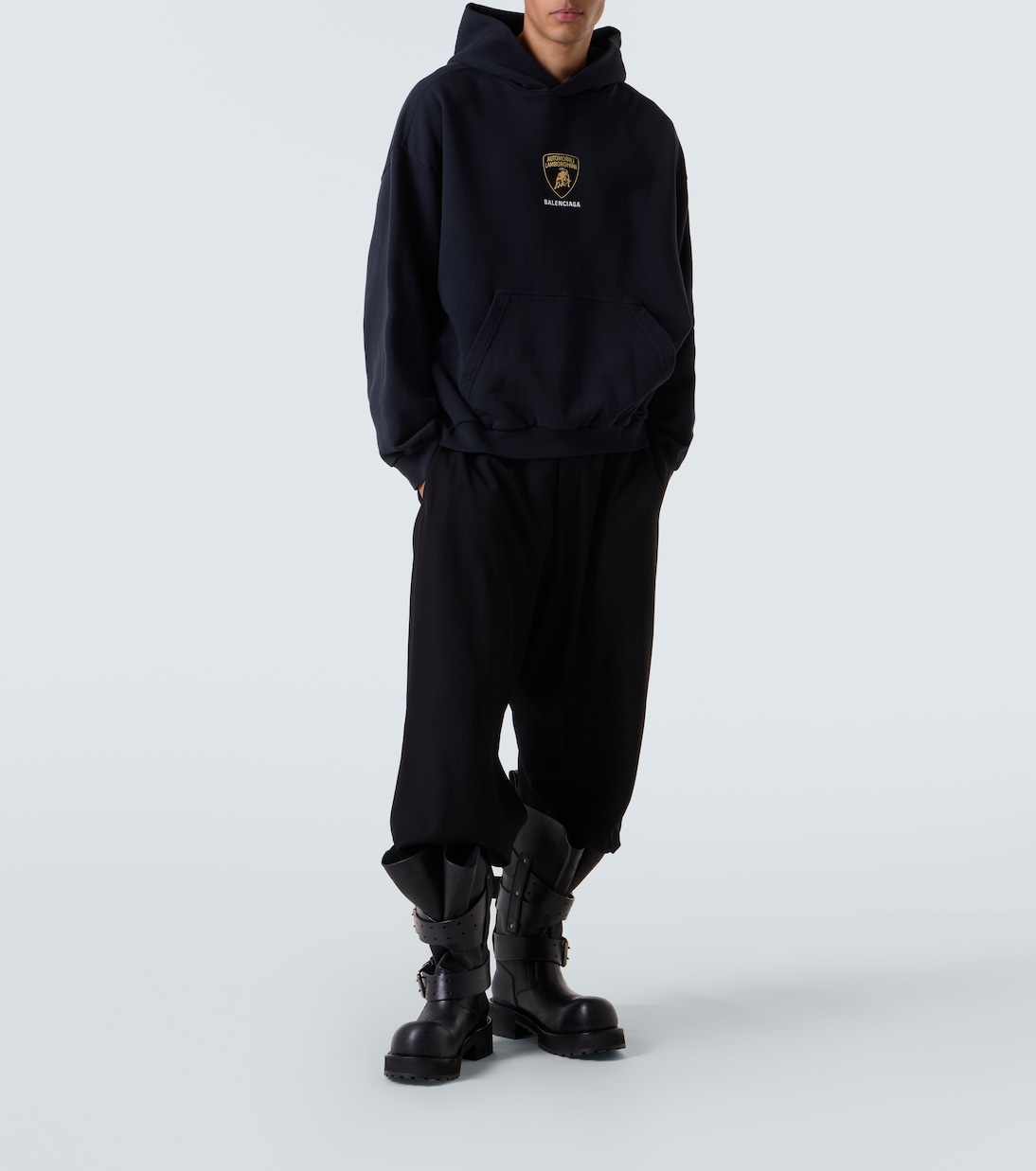 Venom leather biker boots | Balenciaga