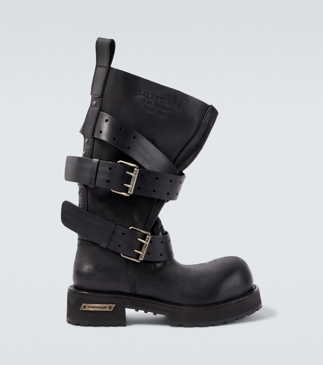 Venom leather biker boots | Balenciaga