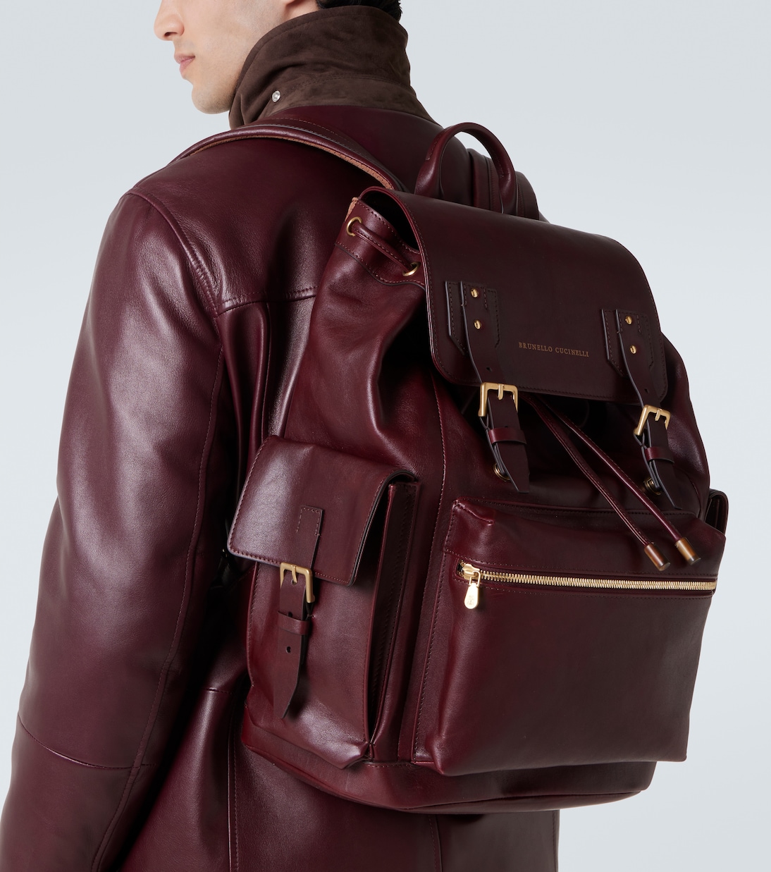 Mochila de piel | Brunello Cucinelli