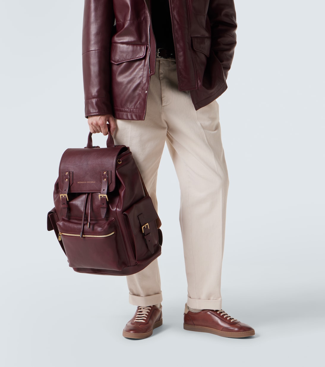 Mochila de piel | Brunello Cucinelli