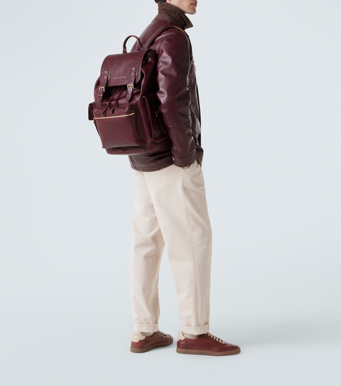 Mochila de piel | Brunello Cucinelli