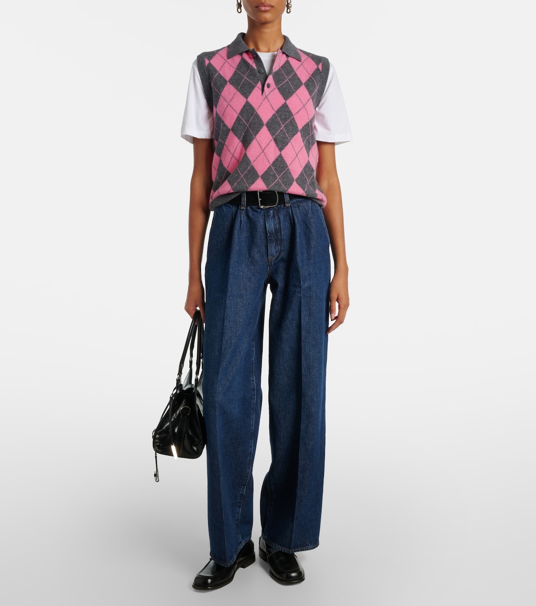 High-Rise Wide-Leg Jeans | Frame