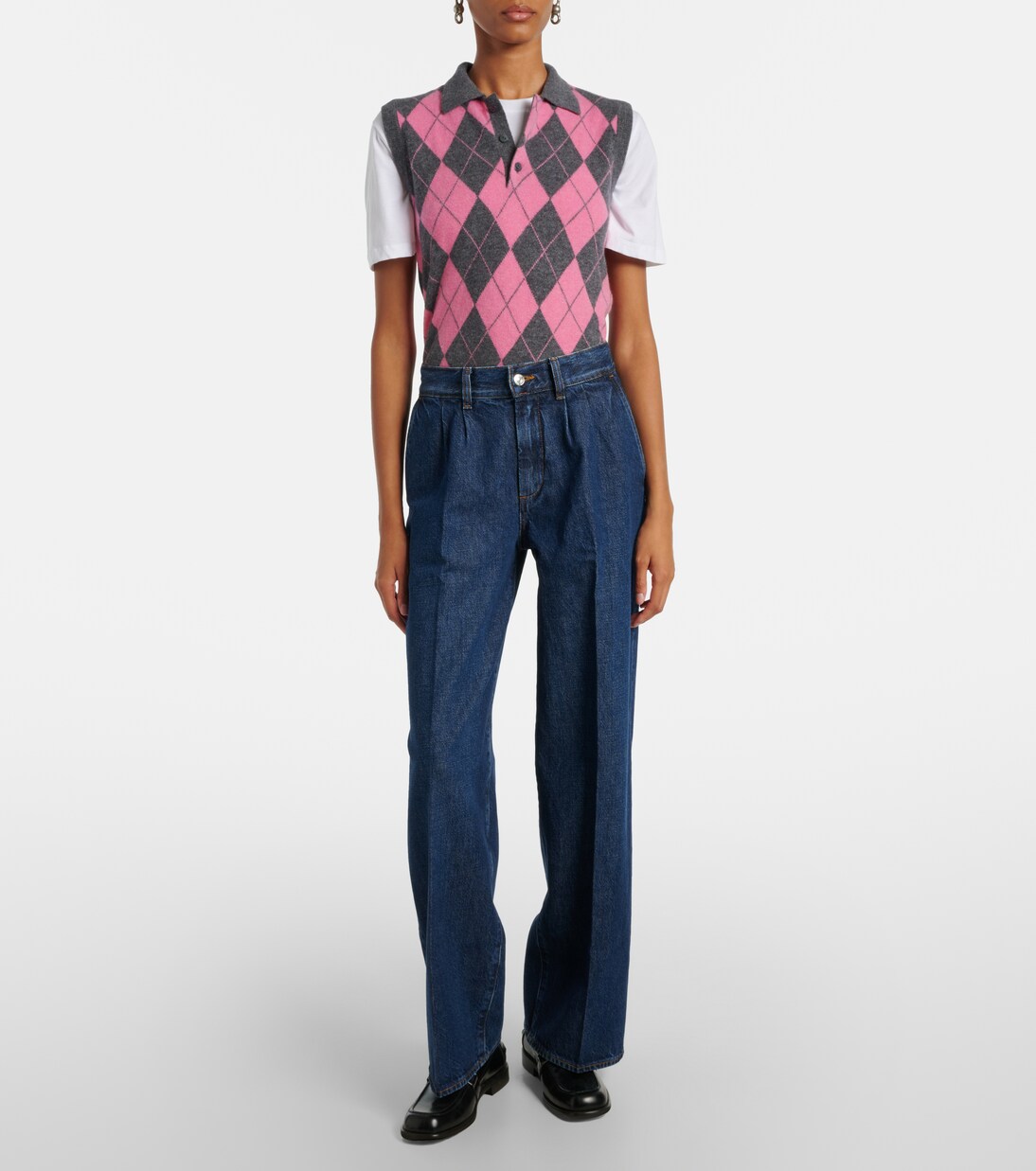 High-Rise Wide-Leg Jeans | Frame