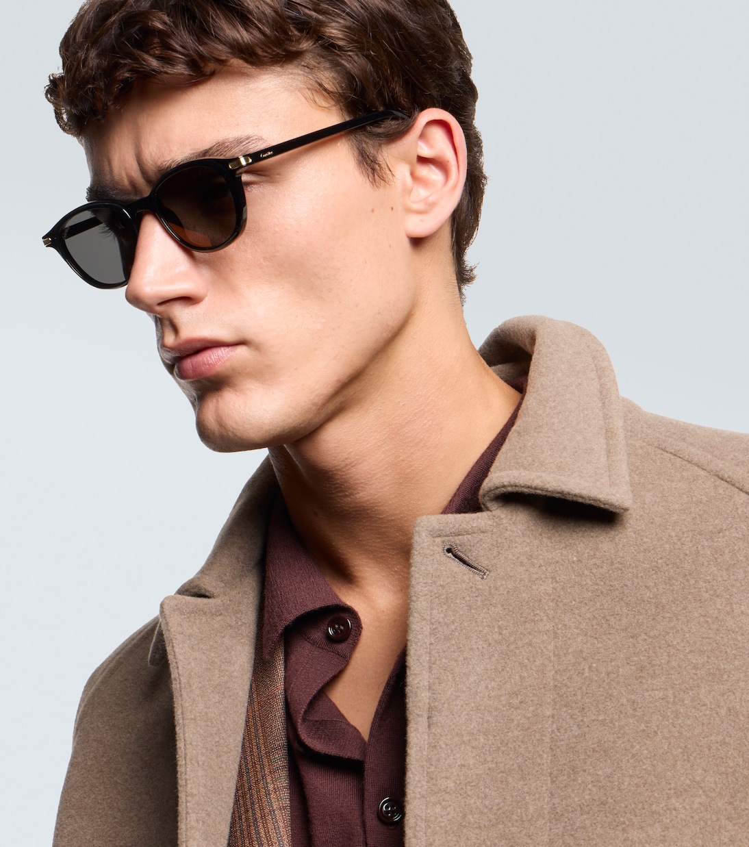 Signature C De Cartier round sunglasses | Cartier Eyewear Collection