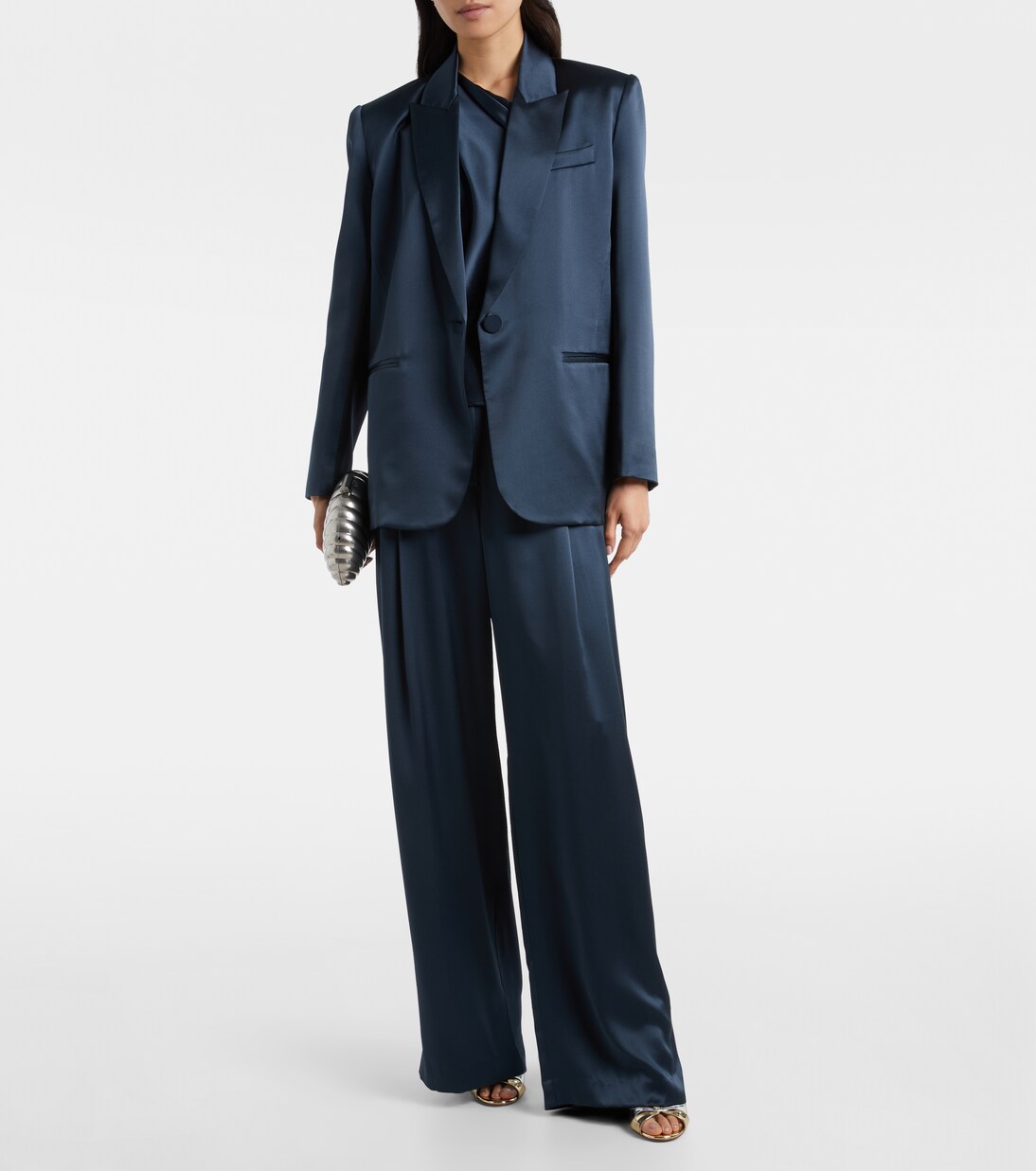 Blazer oversize in seta | The Sei