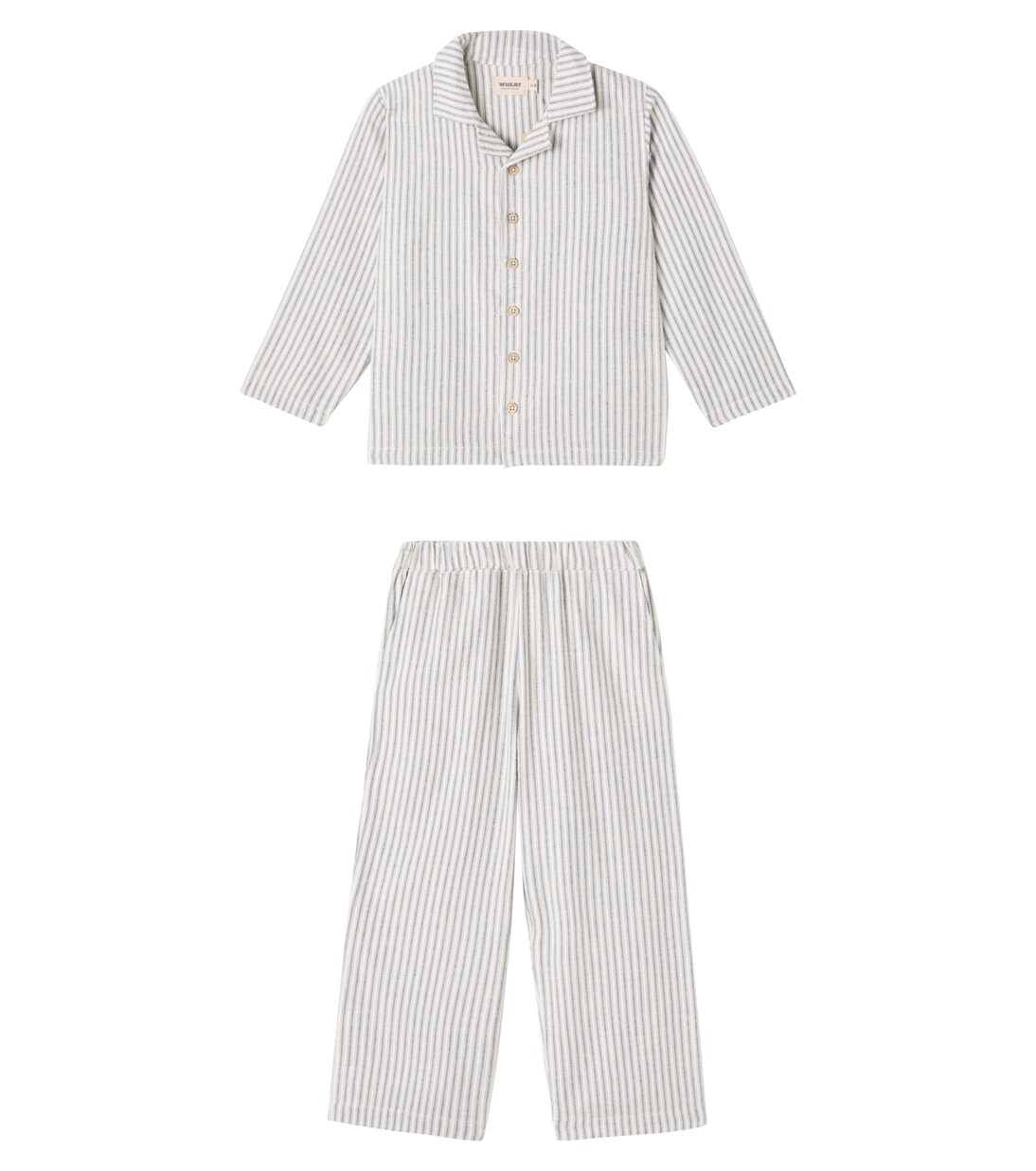 Madison striped cotton pajamas | Wheat
