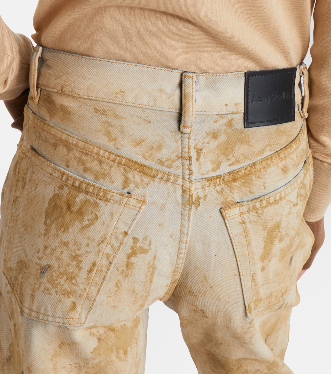 Jeans 2021 distressed a gamba larga | Acne Studios