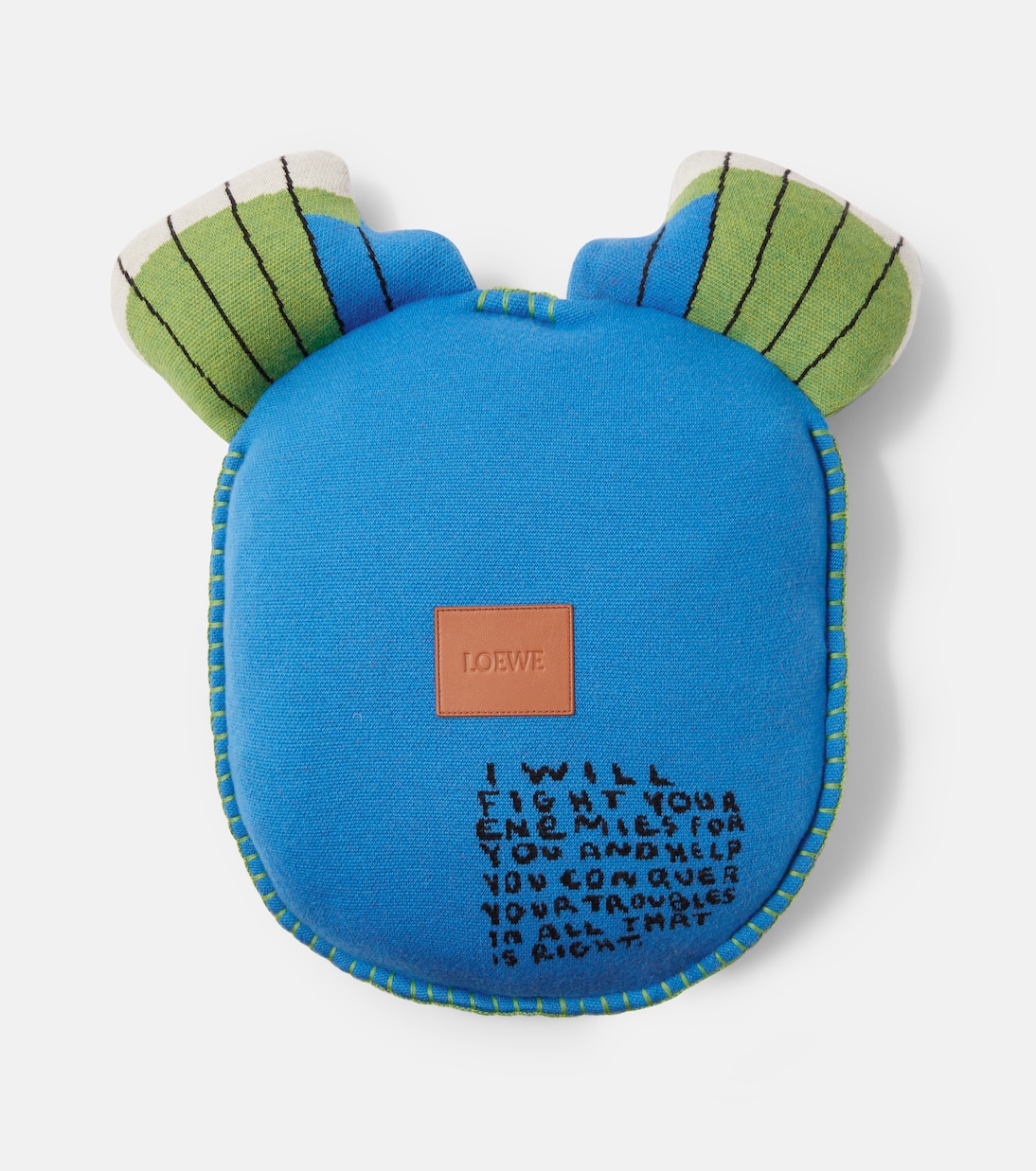 X Louis Wain Kissen Knight Cat aus Woll-Jacquard | Loewe