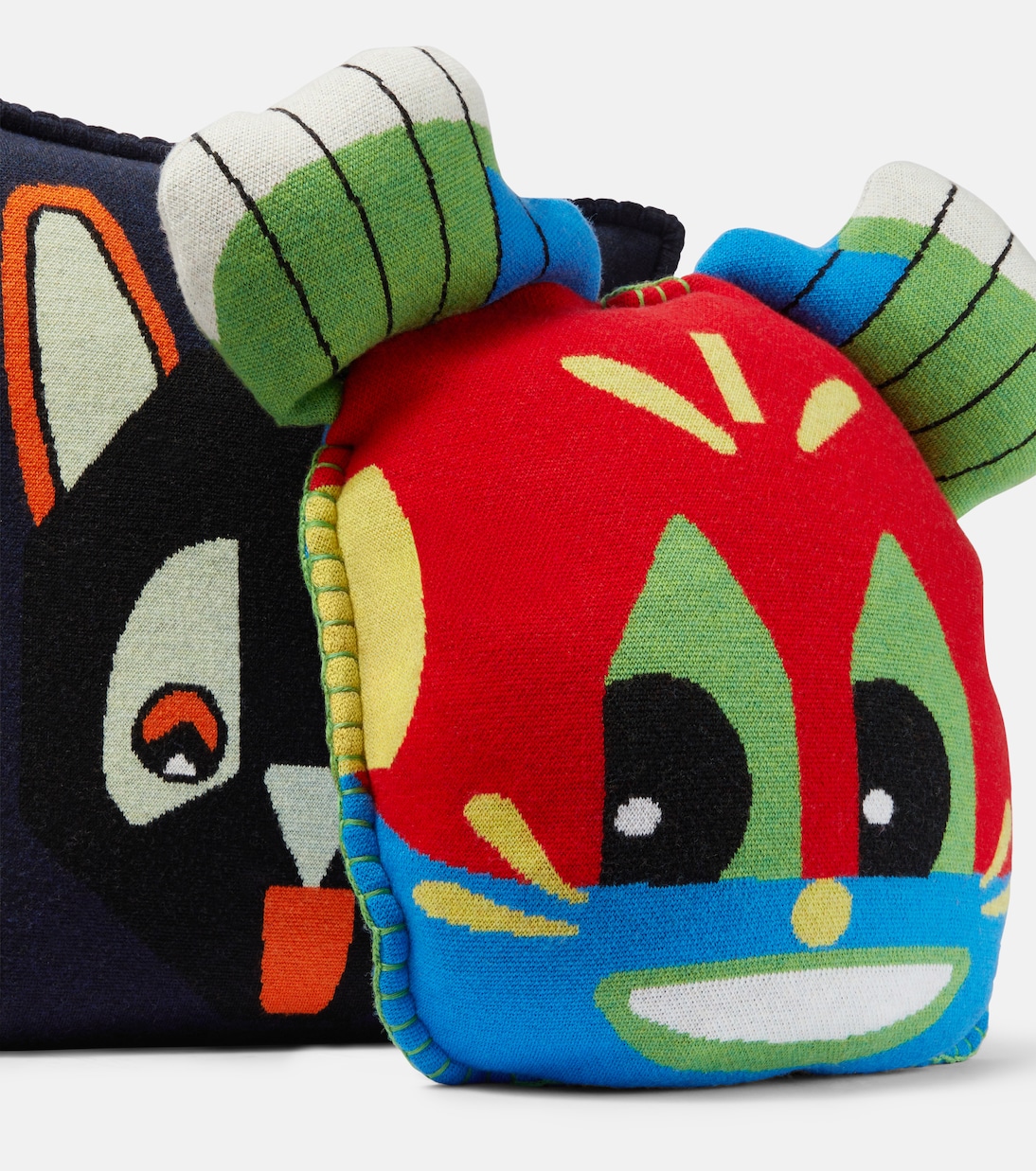 X Louis Wain Kissen Knight Cat aus Woll-Jacquard | Loewe