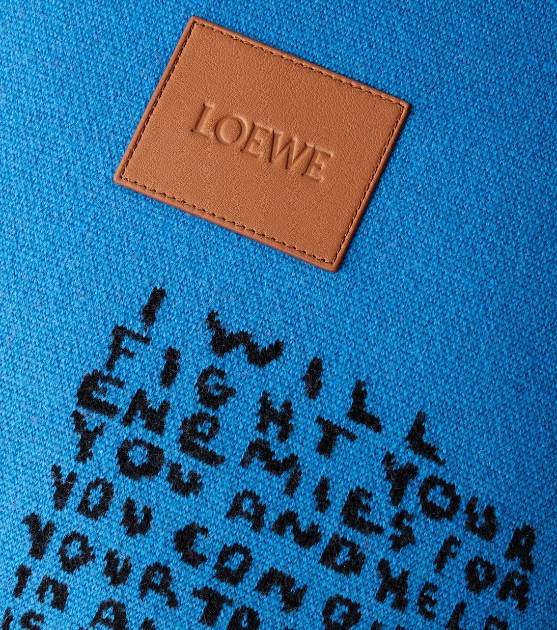 X Louis Wain Kissen Knight Cat aus Woll-Jacquard | Loewe