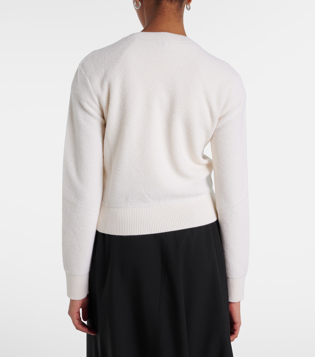 Logo embroidered wool sweater | Loewe