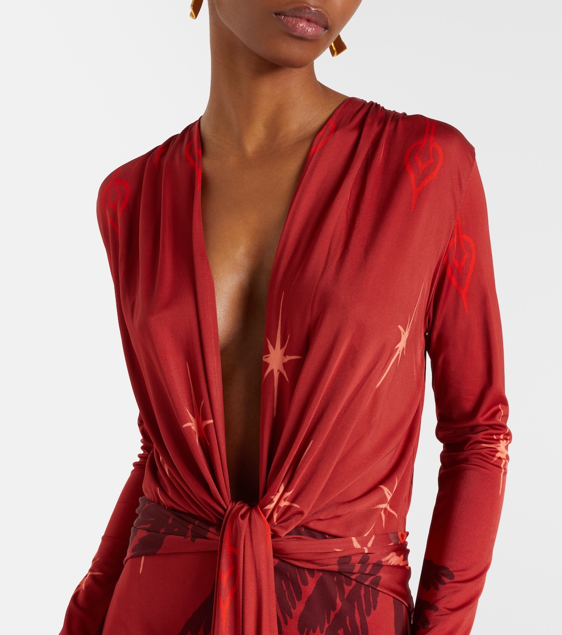 Robe longue imprimée | Johanna Ortiz