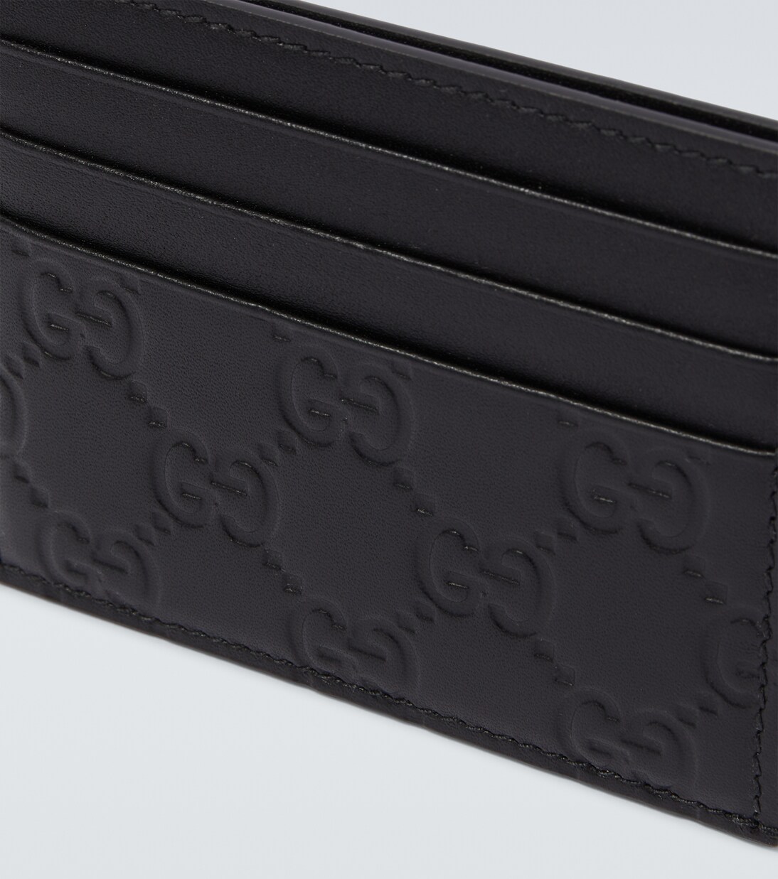 GG Emblem leather card holder | Gucci