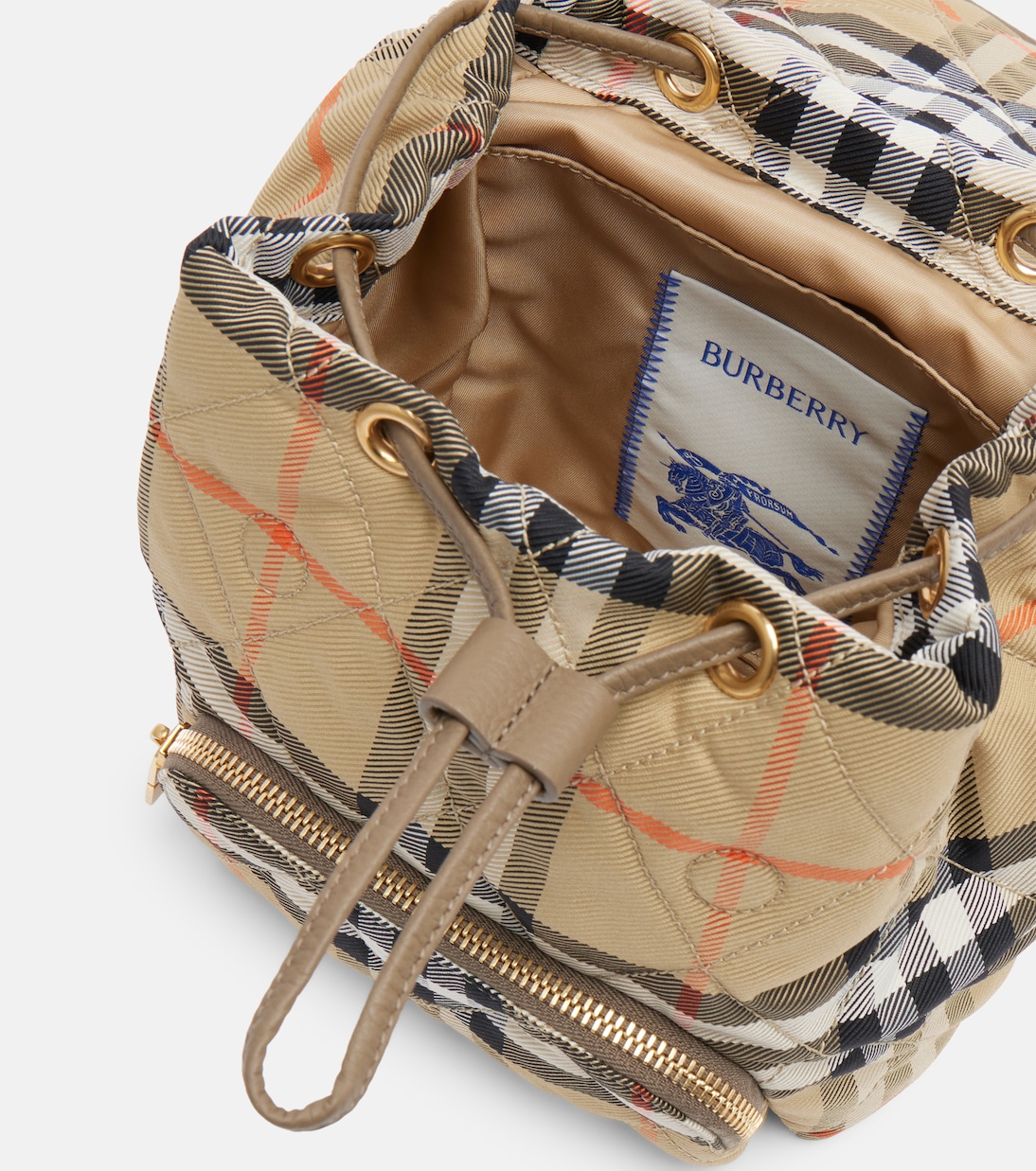 Mini Burberry Check backpack | Burberry