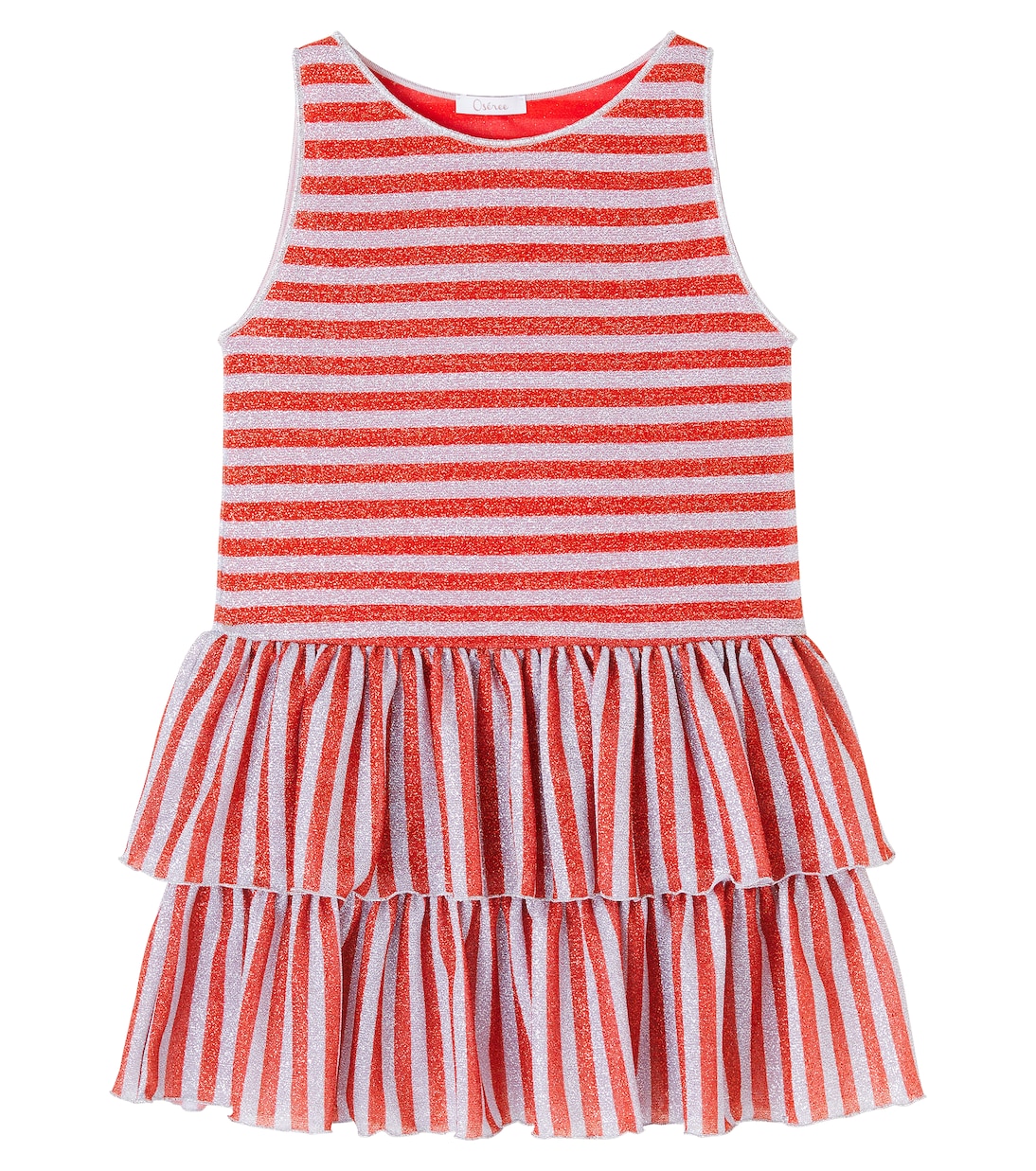 Striped lamé dress | Oséree Kids