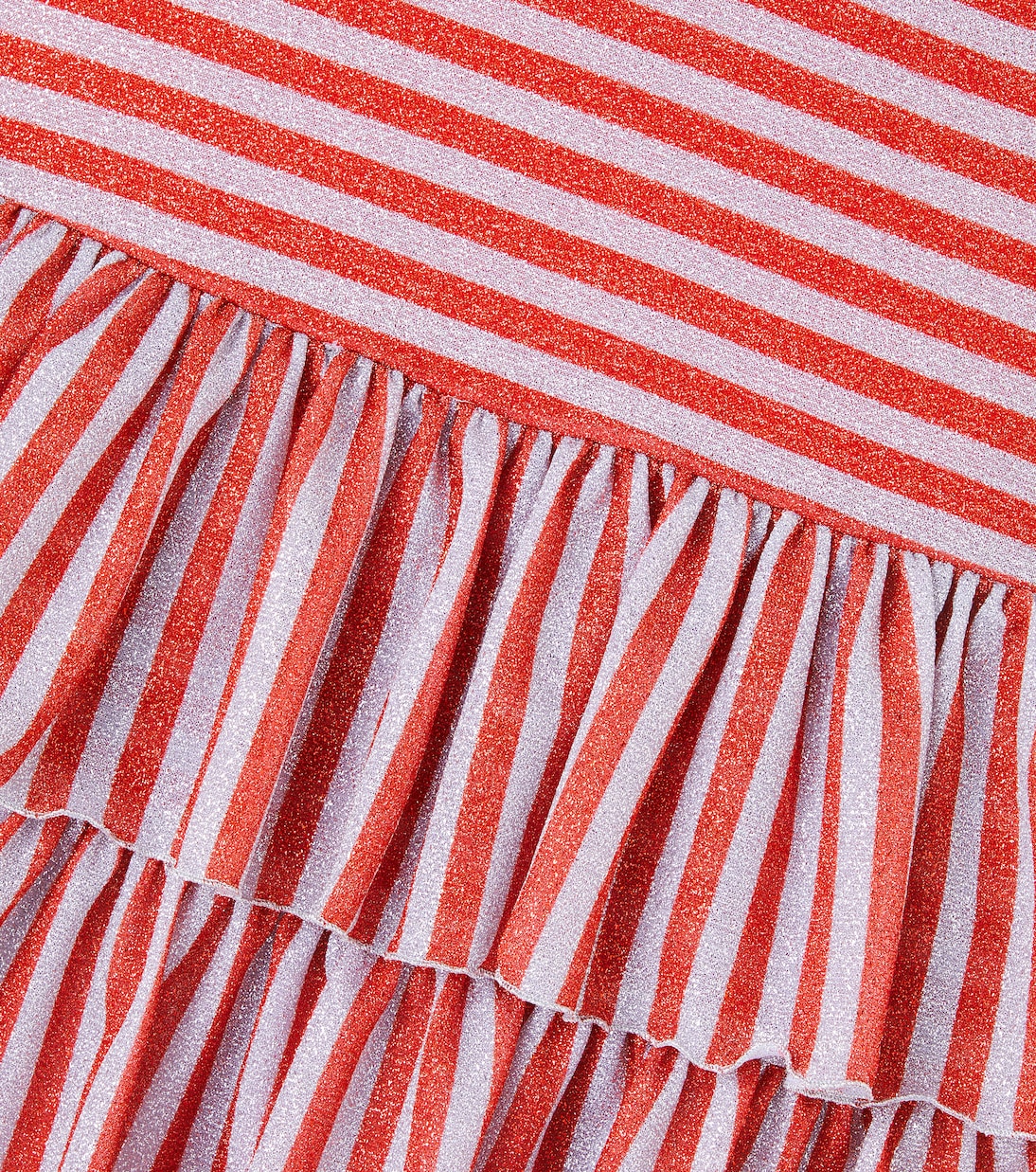 Striped lamé dress | Oséree Kids