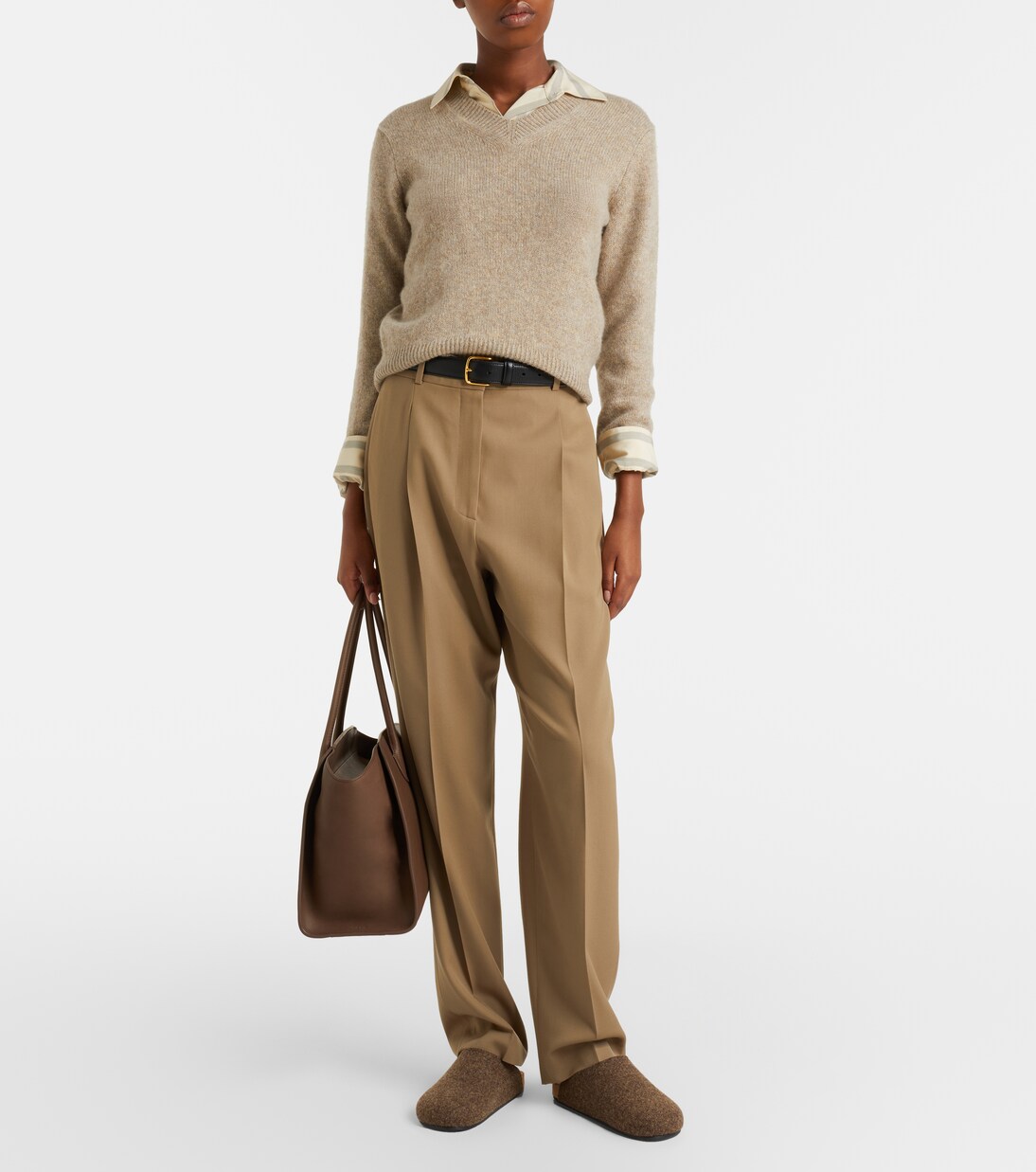 Marlo 14 leather tote bag | The Row