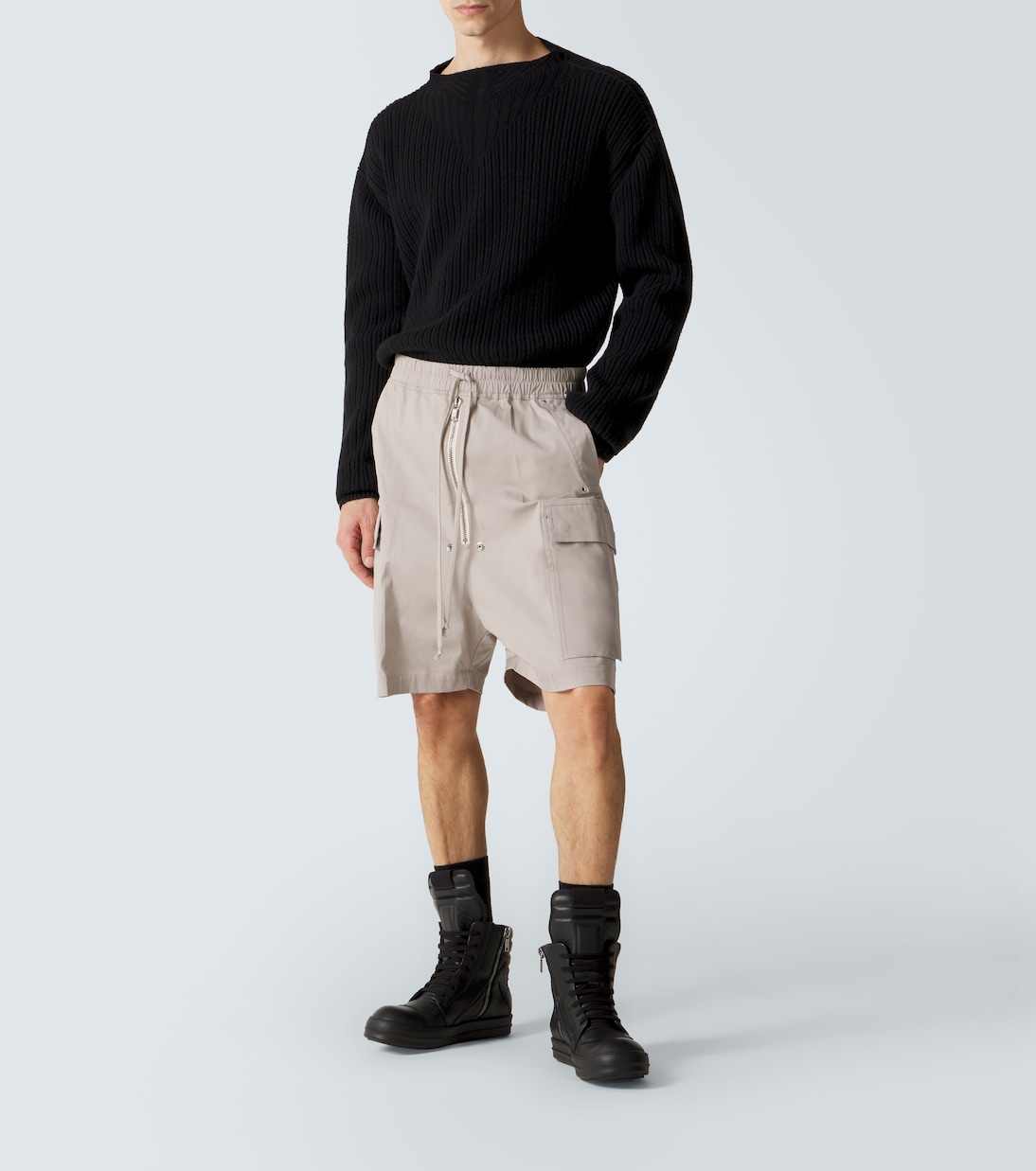 Geobasket leather high-top sneakers | Rick Owens