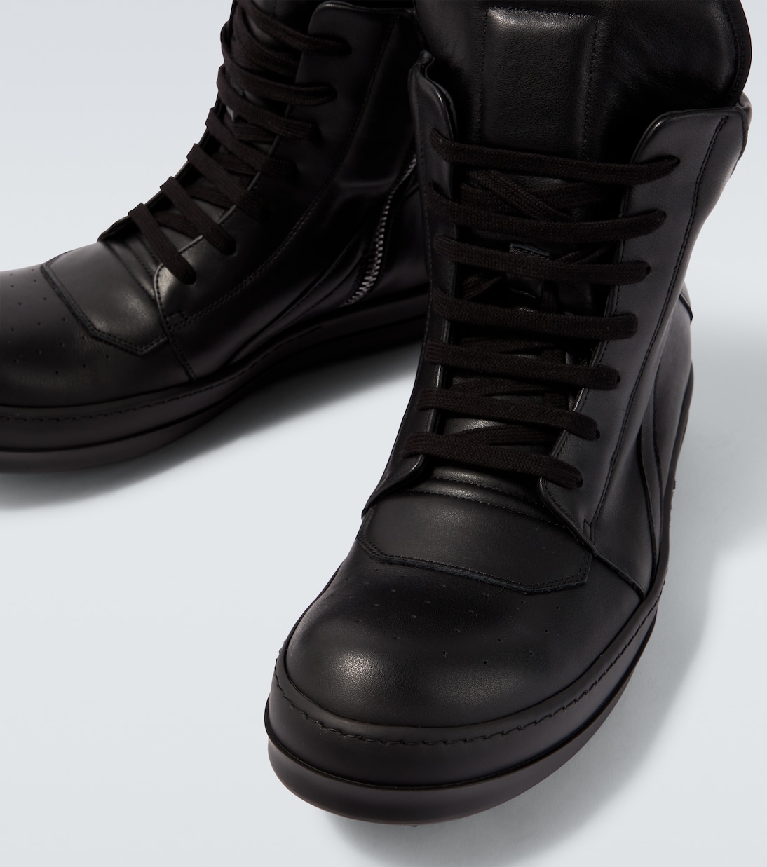 Geobasket leather high-top sneakers | Rick Owens