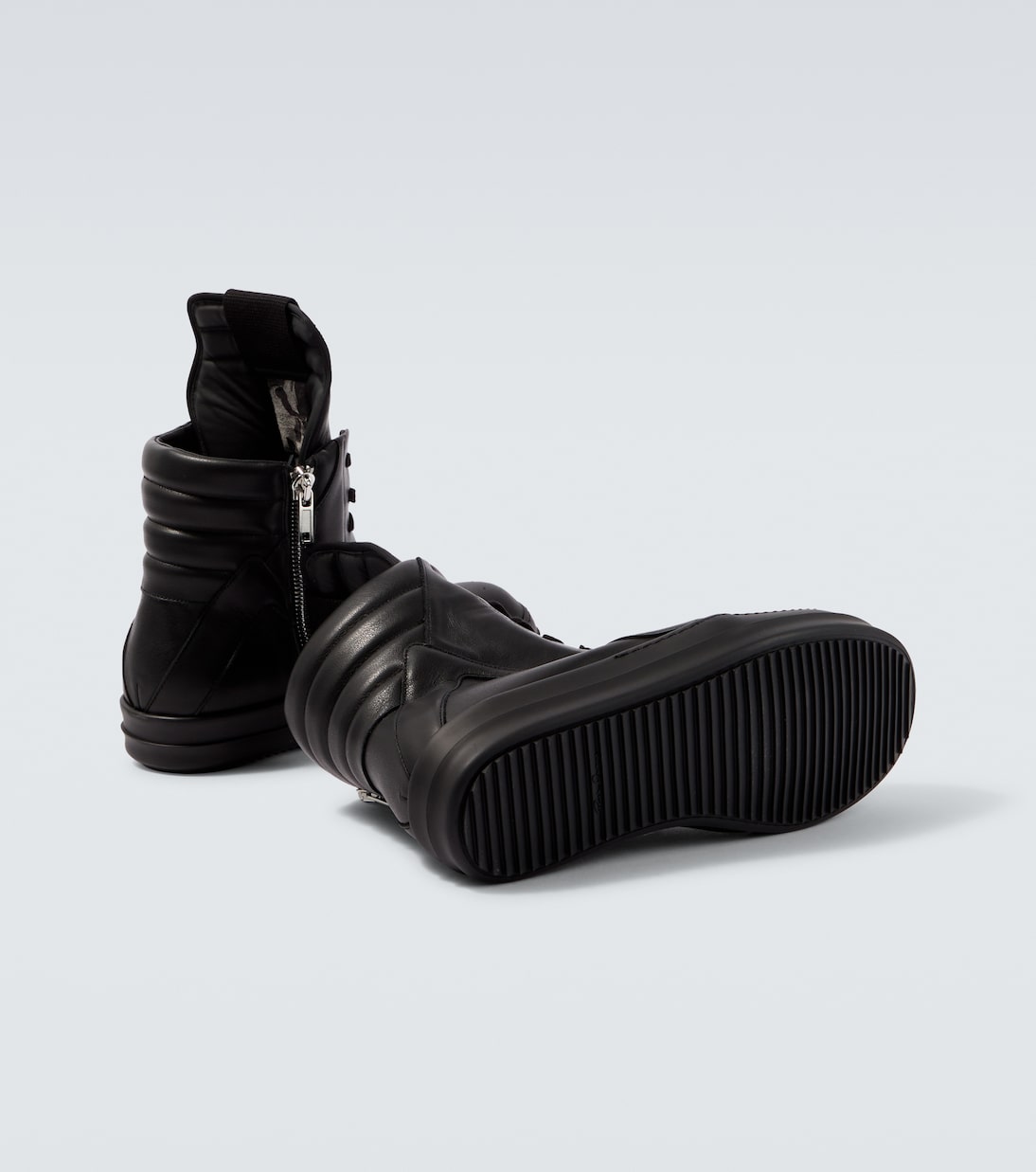 Geobasket leather high-top sneakers | Rick Owens