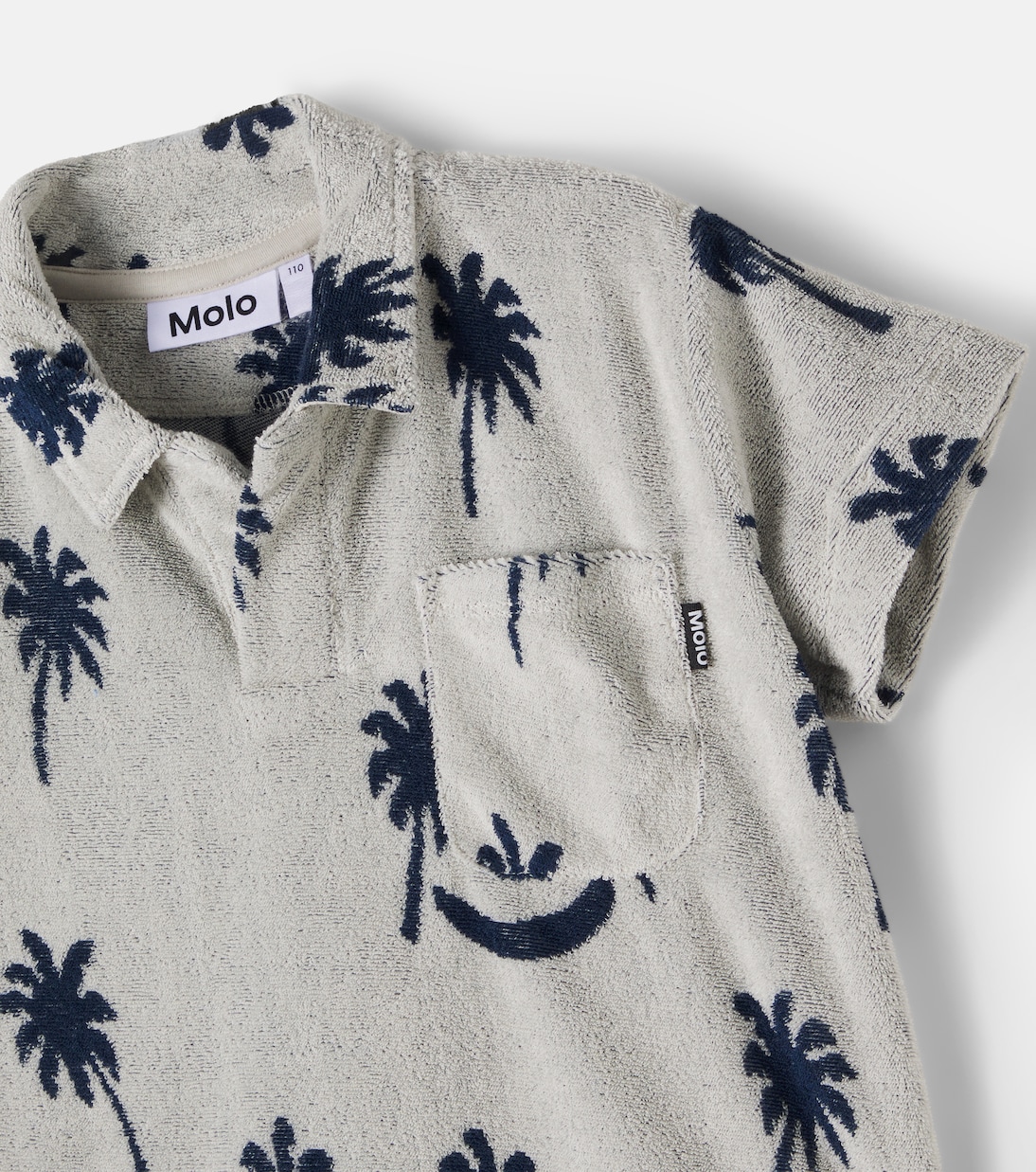 Randel cotton-blend terry polo shirt | Molo