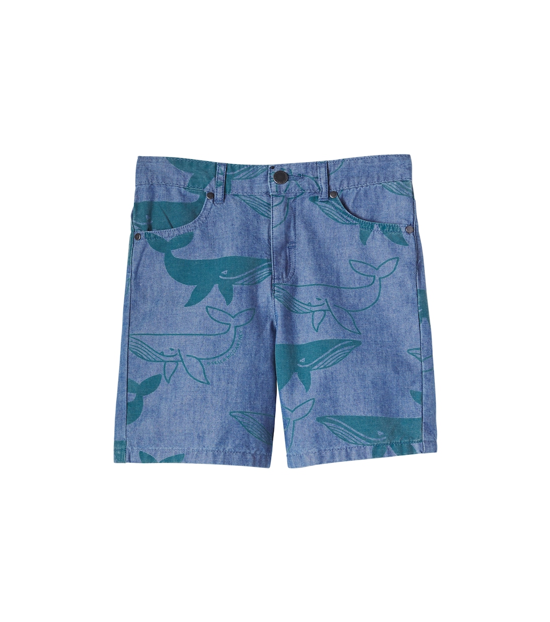 Printed denim shorts | Stella McCartney Kids