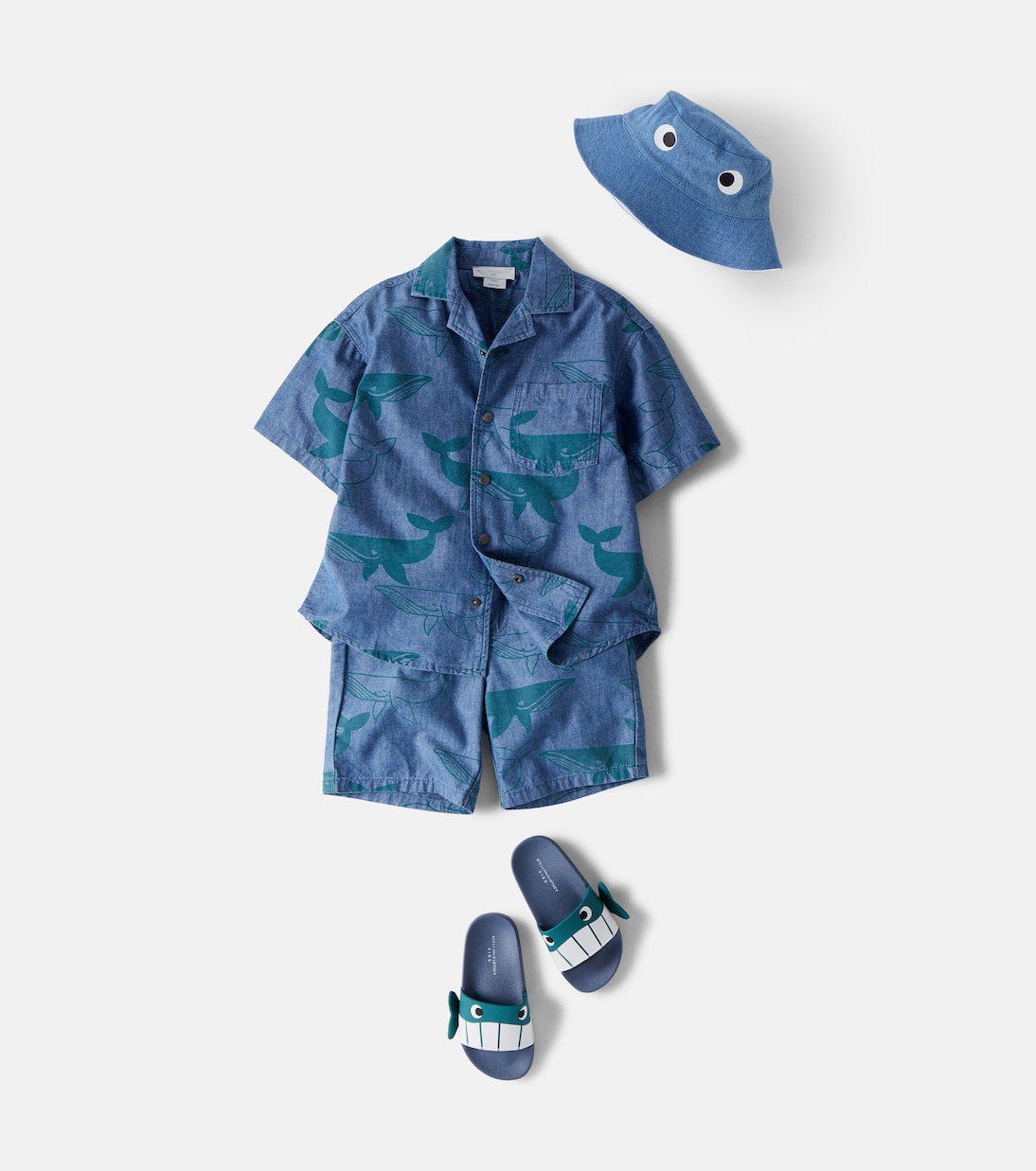 Printed denim shorts | Stella McCartney Kids