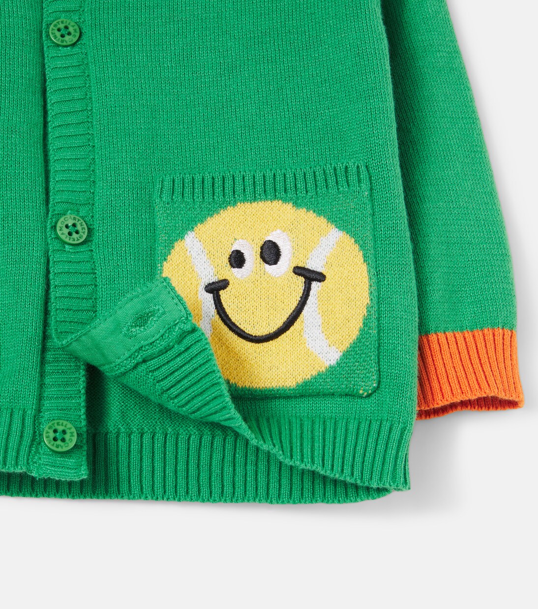 Baby embroidered cotton cardigan | Stella McCartney Kids