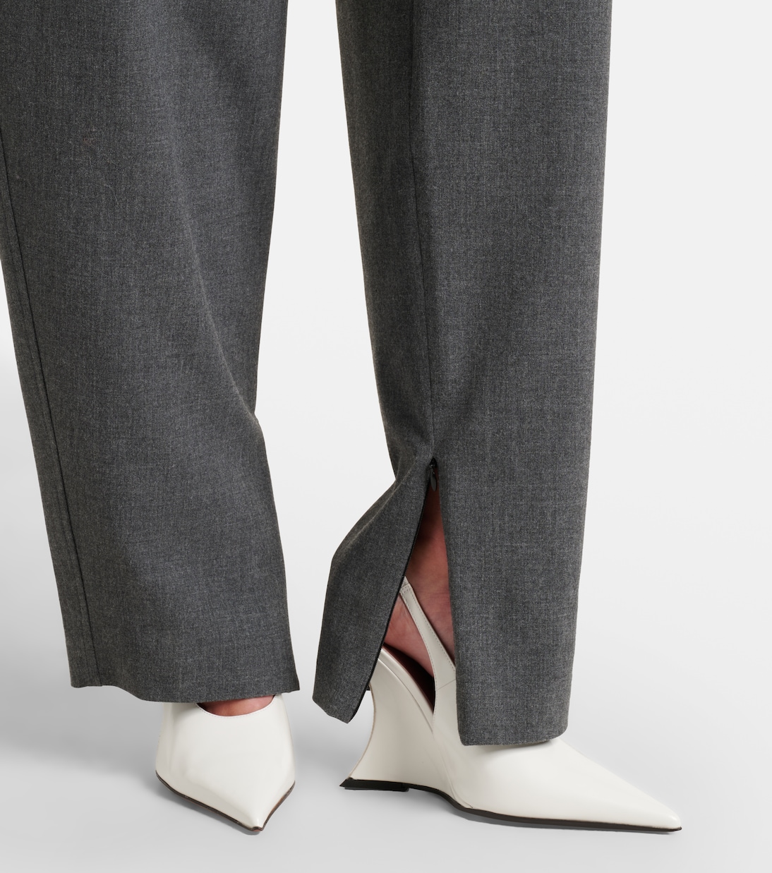 Nina 105 patent leather slingback pumps | Paris Texas