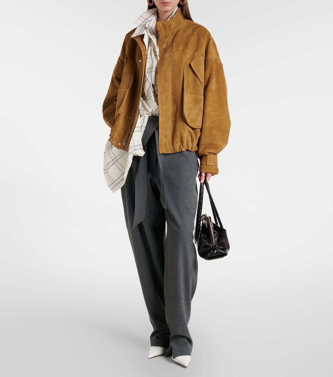 Nina 105 patent leather slingback pumps | Paris Texas