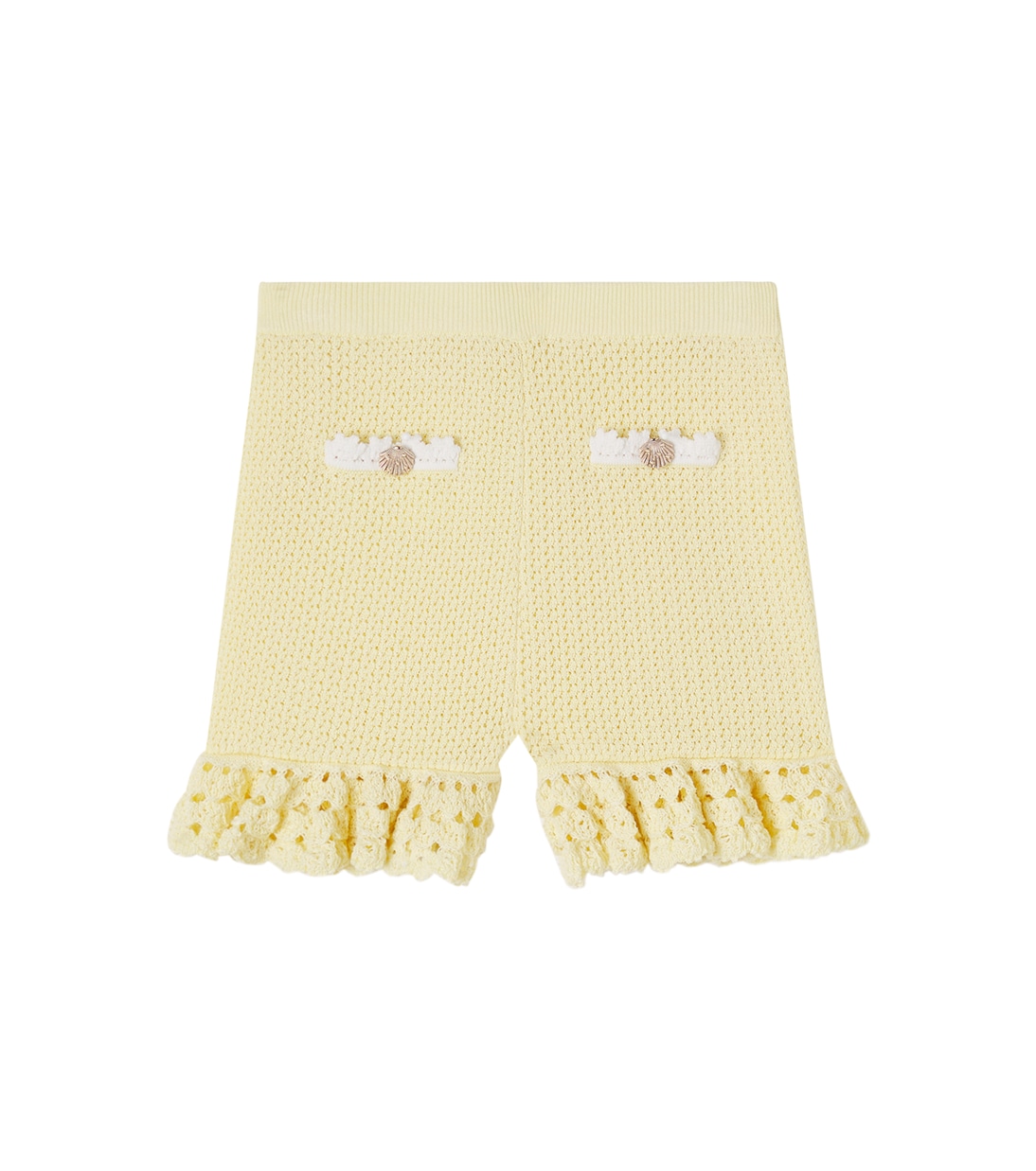 Shorts in maglia con cristalli | Self-Portrait Kids