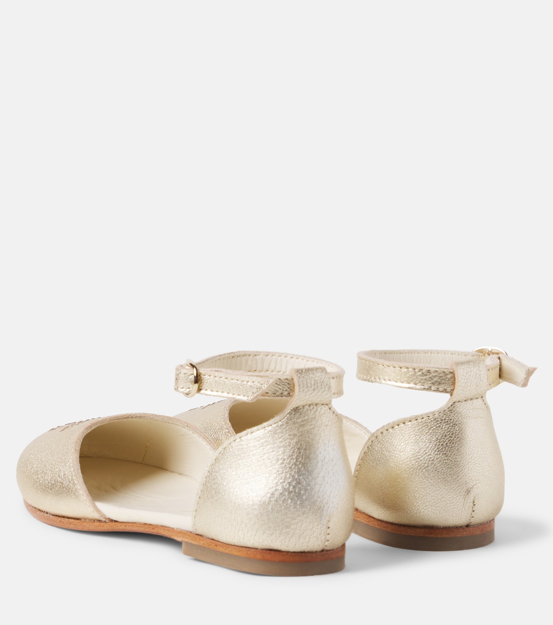 Ballerines Felyne en cuir métallisé  | Bonpoint