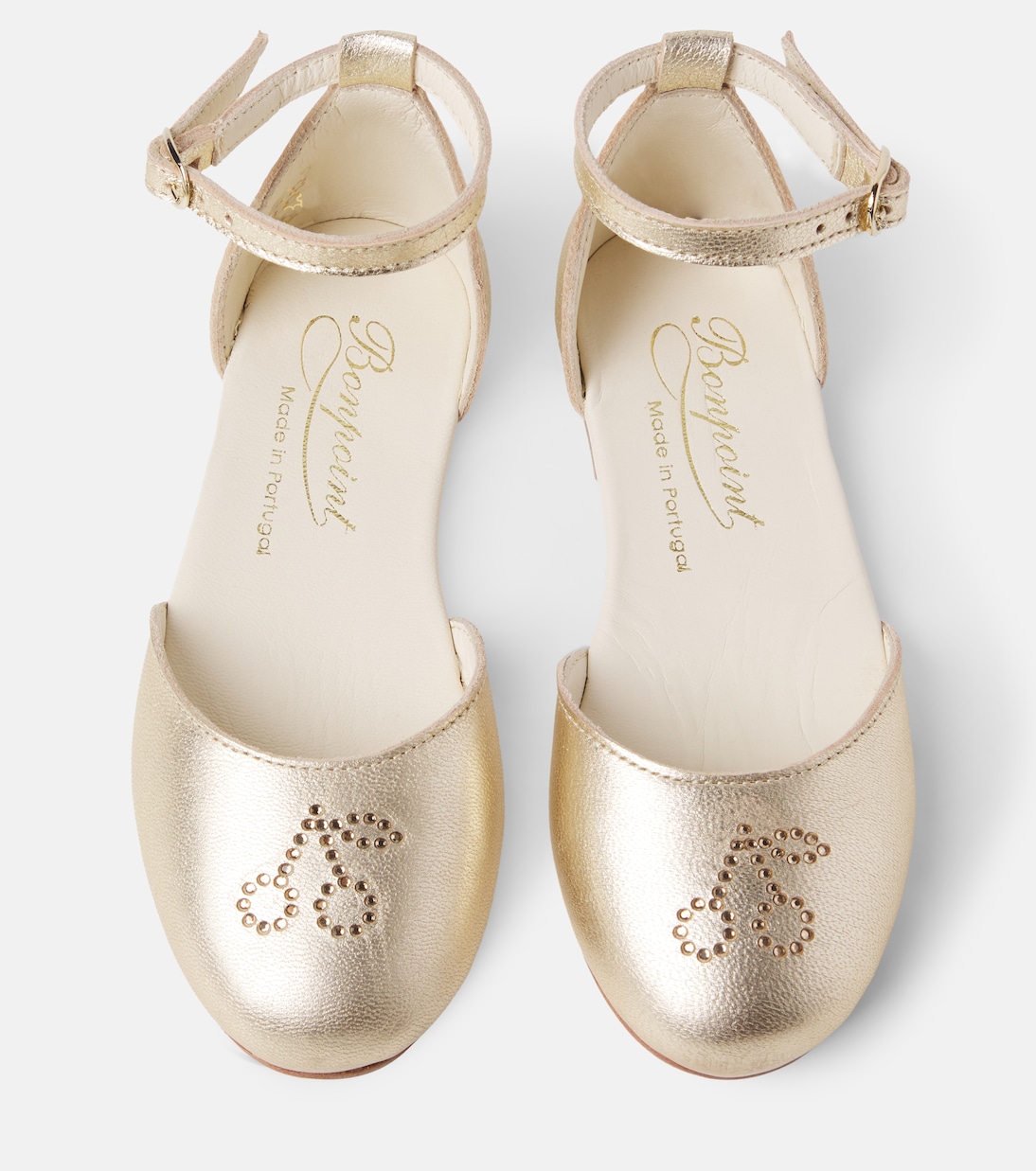 Ballerines Felyne en cuir métallisé  | Bonpoint