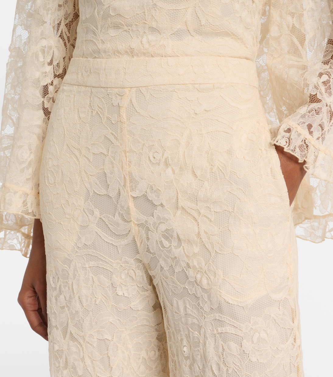 Carousel lace wide-leg pants | Zimmermann