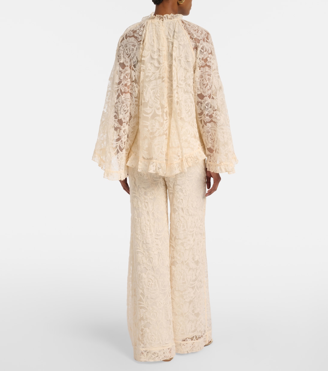 Carousel lace wide-leg pants | Zimmermann