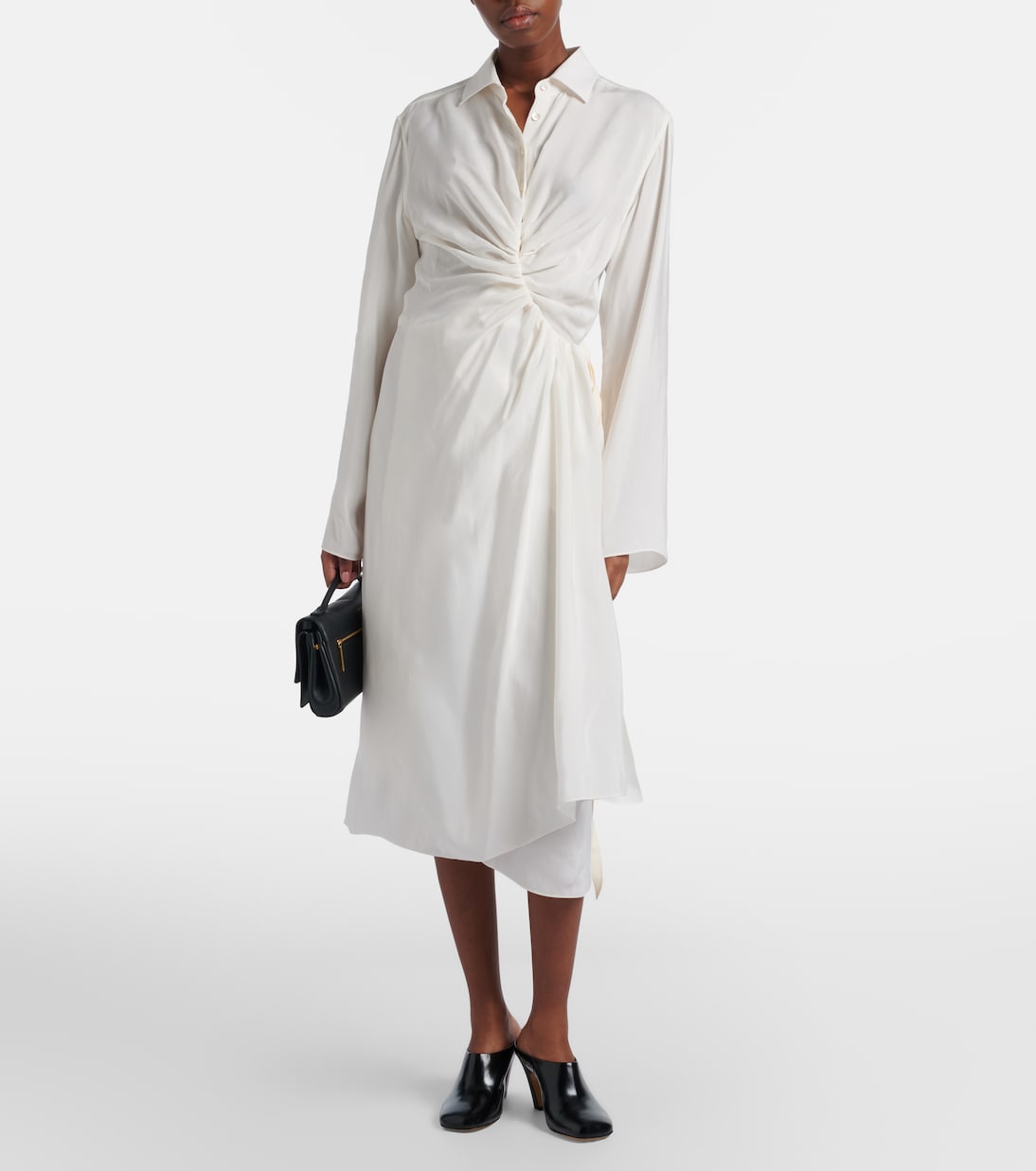 Draped midi dress | Maison Margiela