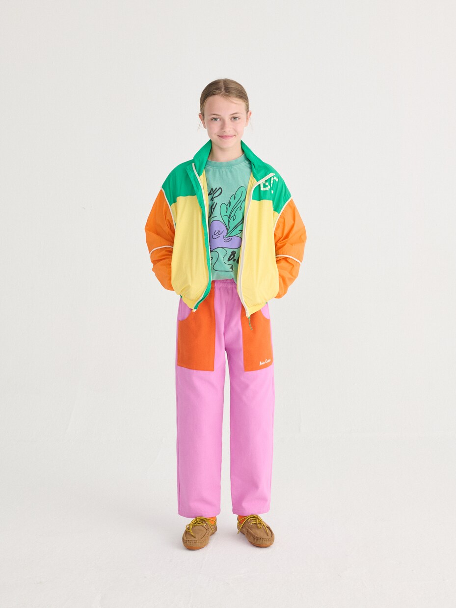 Bobo Choses colorblocked cotton pants | Bobo Choses