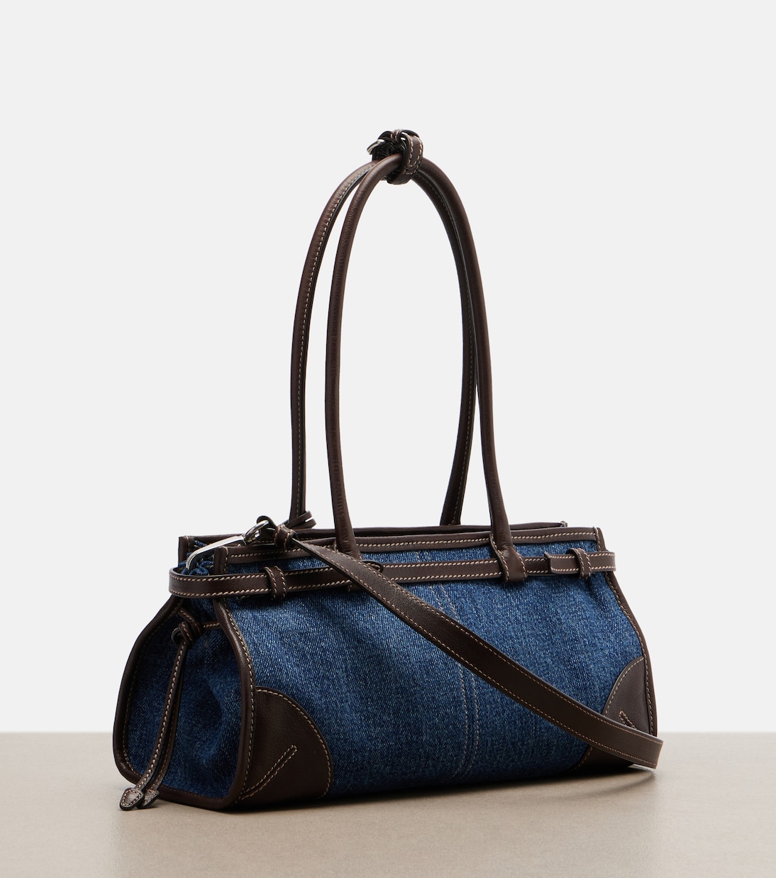 Schultertasche Prada Bonnie Medium aus Denim | Prada