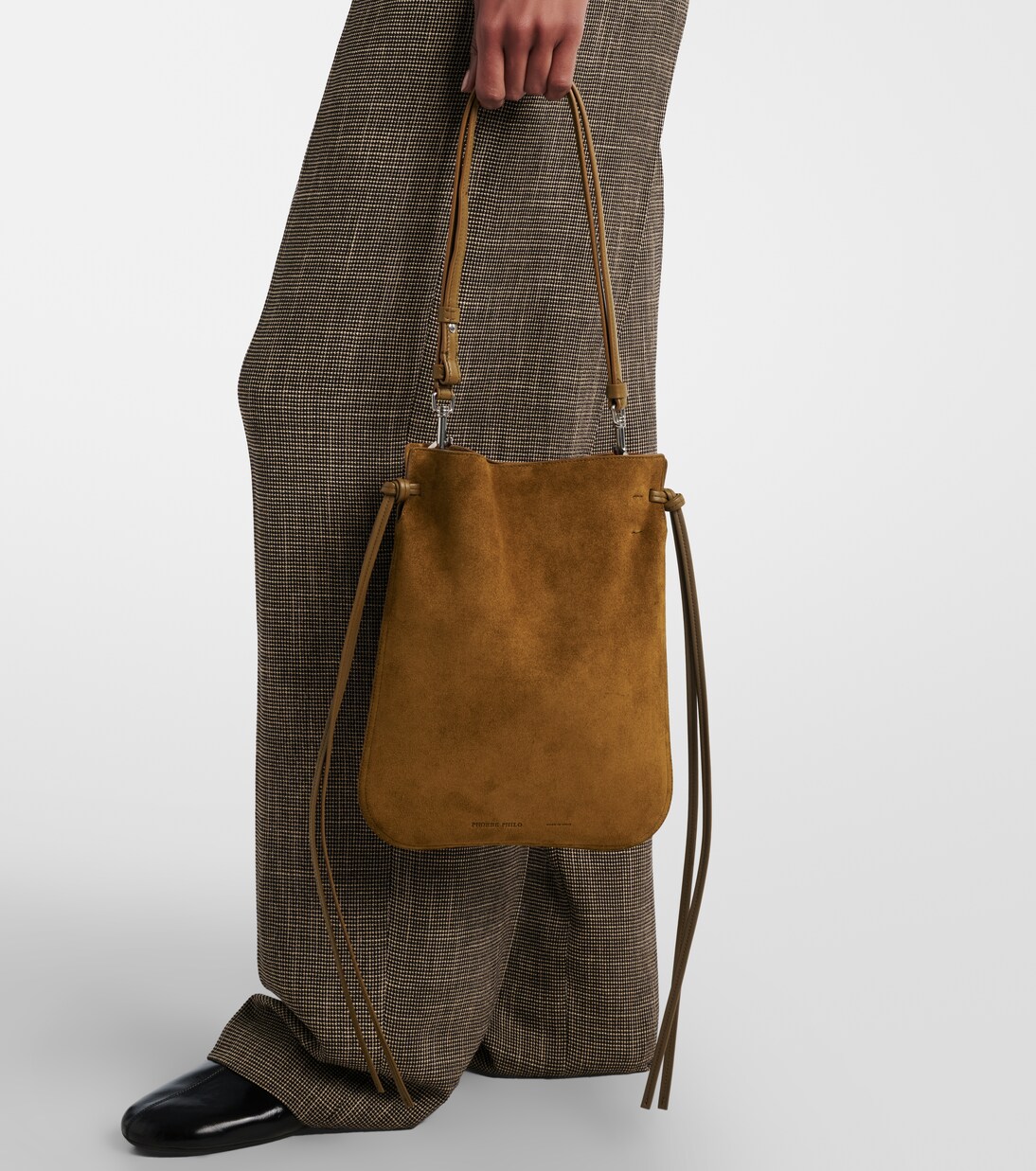 Gig suede shoulder bag | Phoebe Philo