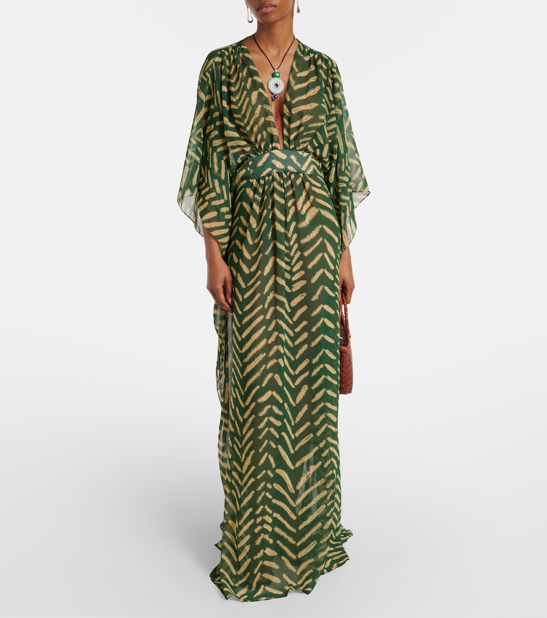 Caftano con stampa | Johanna Ortiz