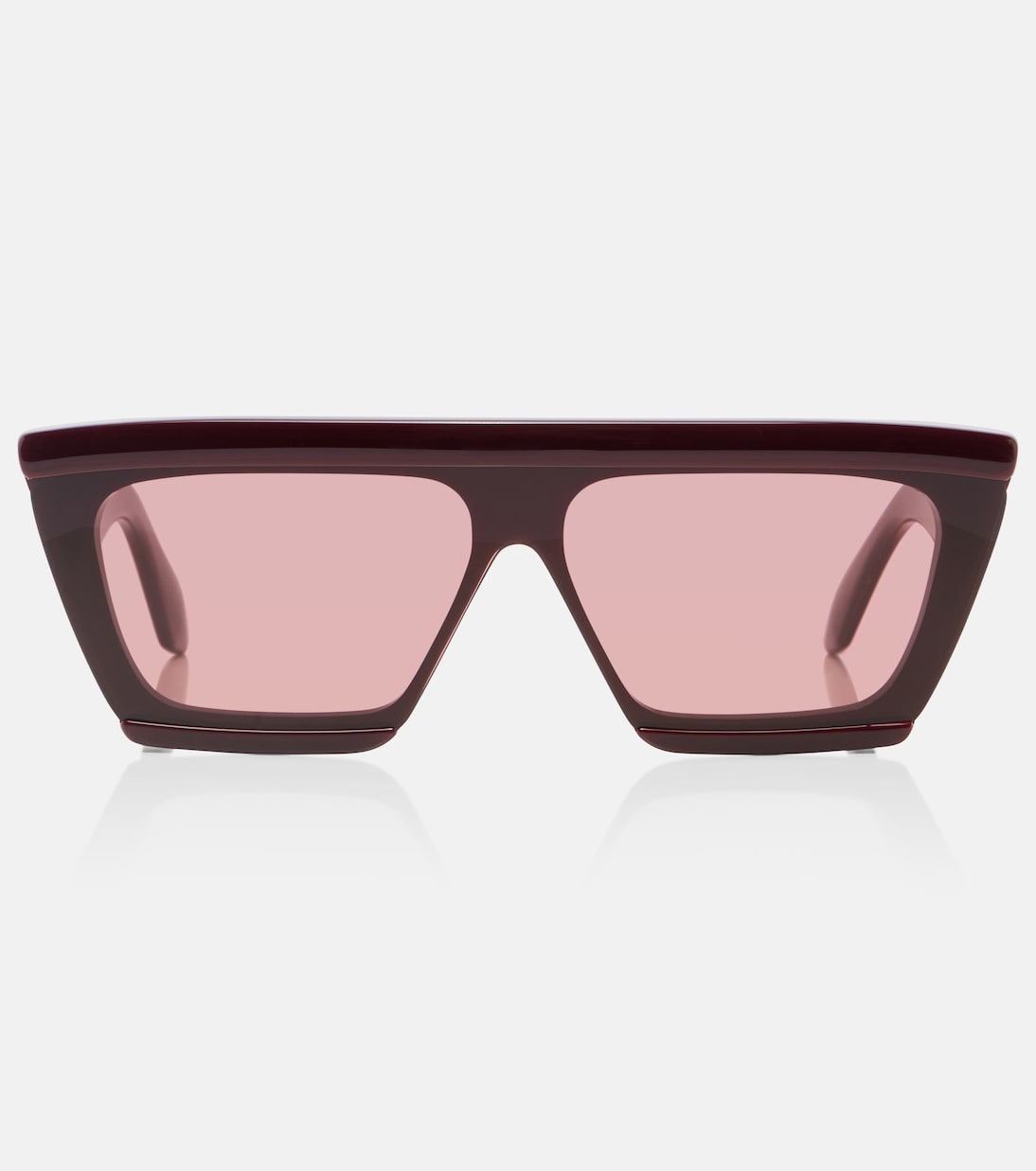 Lettering Logo flat-top sunglasses | Alaïa