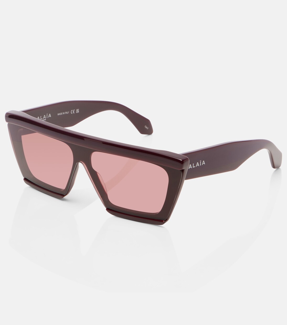 Lettering Logo flat-top sunglasses | Alaïa