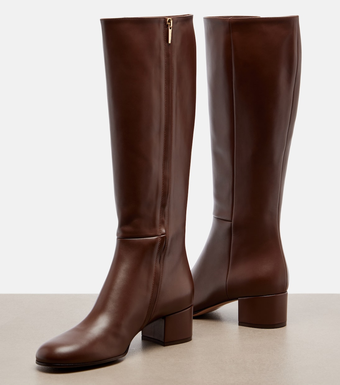 Joelle leather knee-high boots | Gianvito Rossi