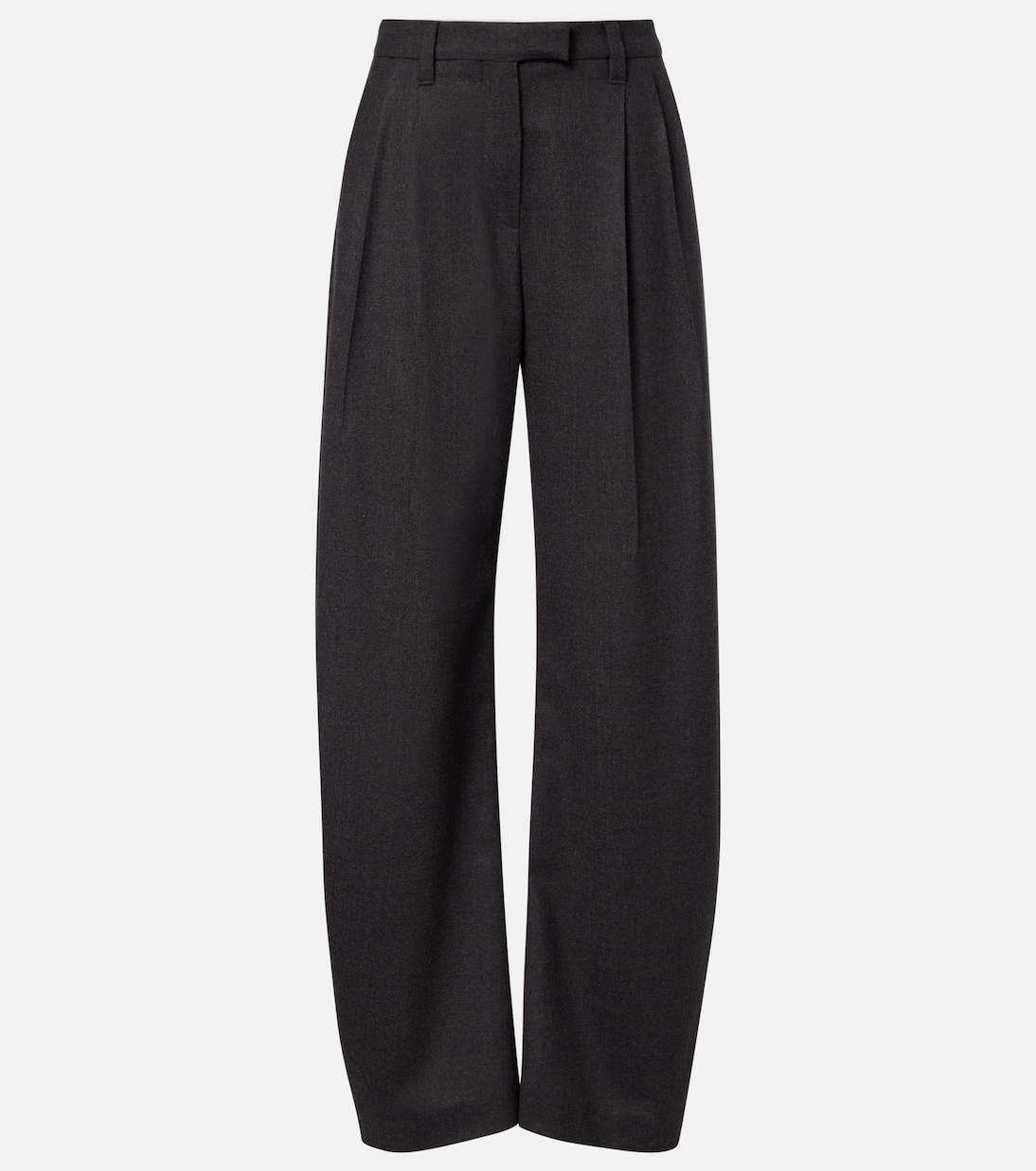 Virgin wool wide-leg pants | Brunello Cucinelli