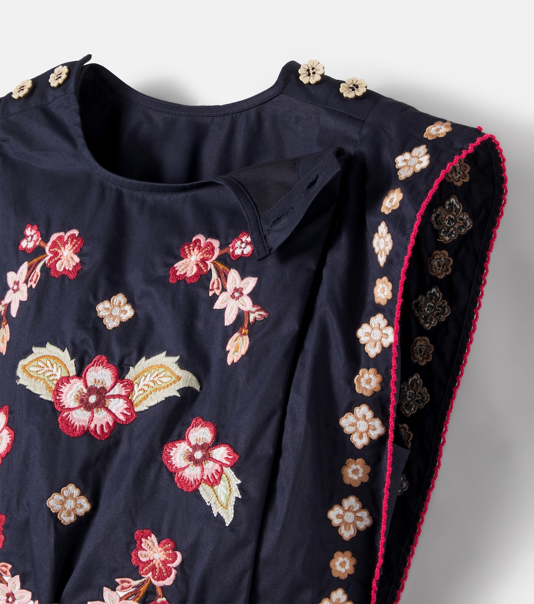 Aster embroidered cotton romper | Zimmermann Kids