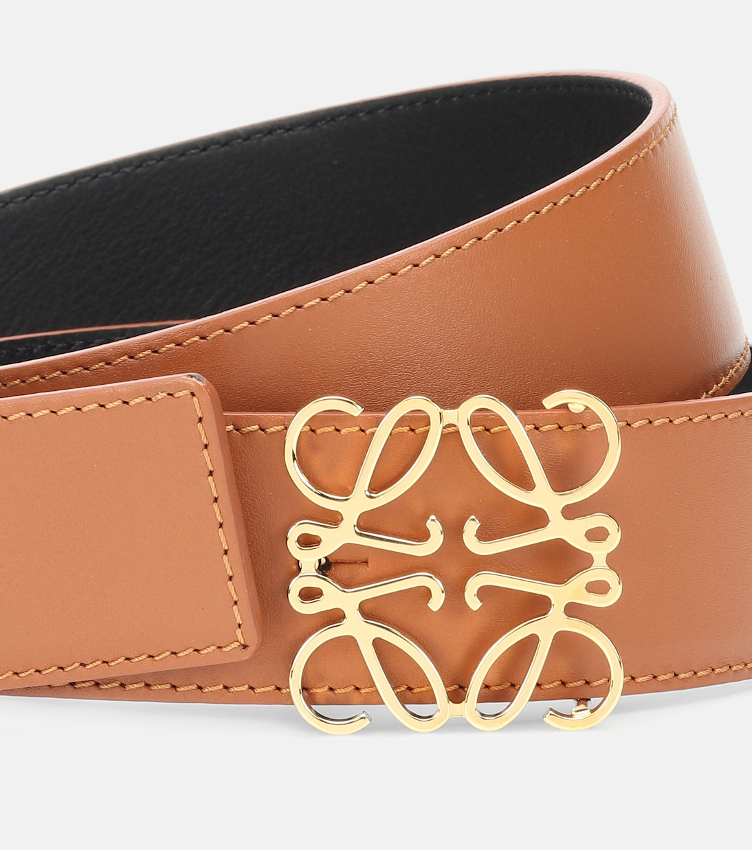 Wendbarer Gürtel Anagram aus Leder | Loewe