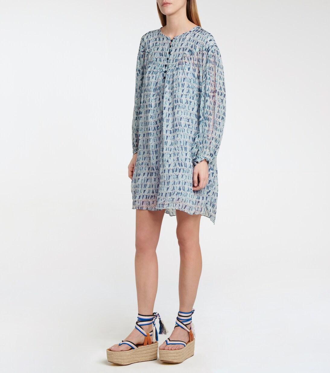 Vestido corto Silorion de chifón | Marant Etoile