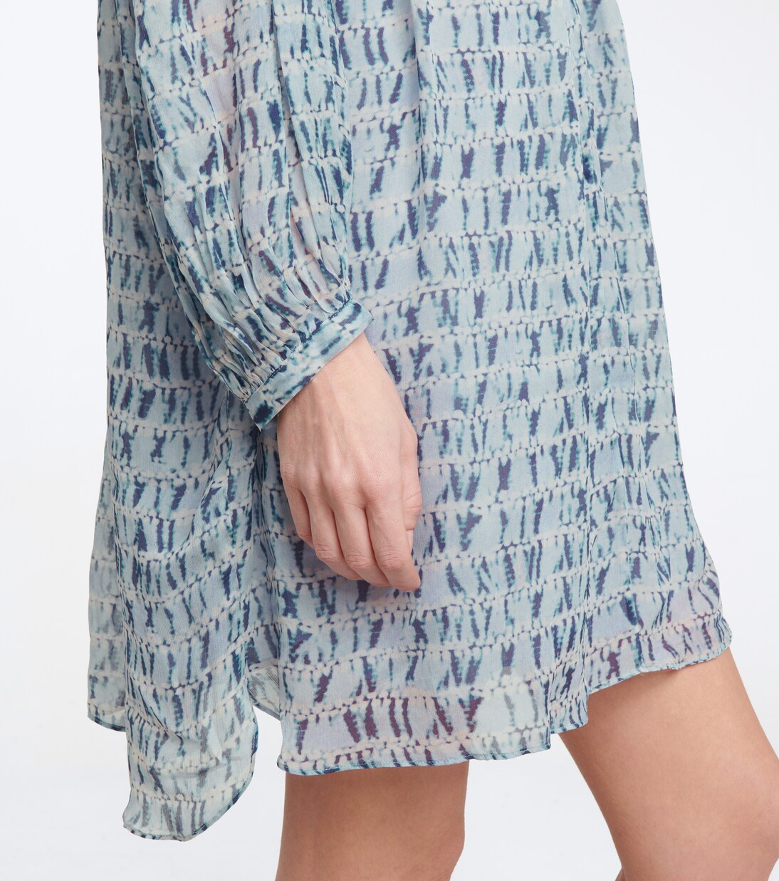 Vestido corto Silorion de chifón | Marant Etoile